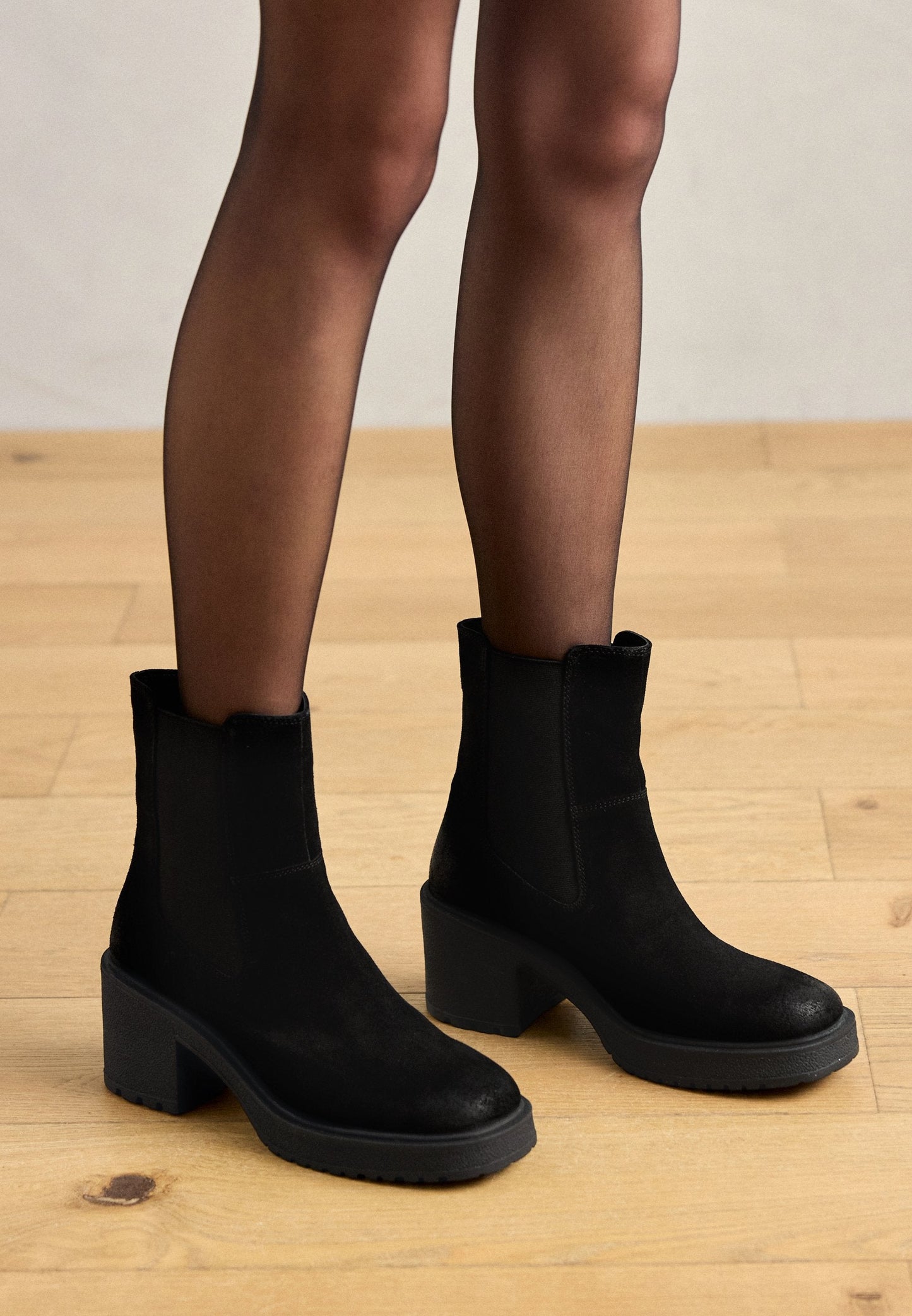 Anna Field LEATHER - Platform Ankle Boots - Brown