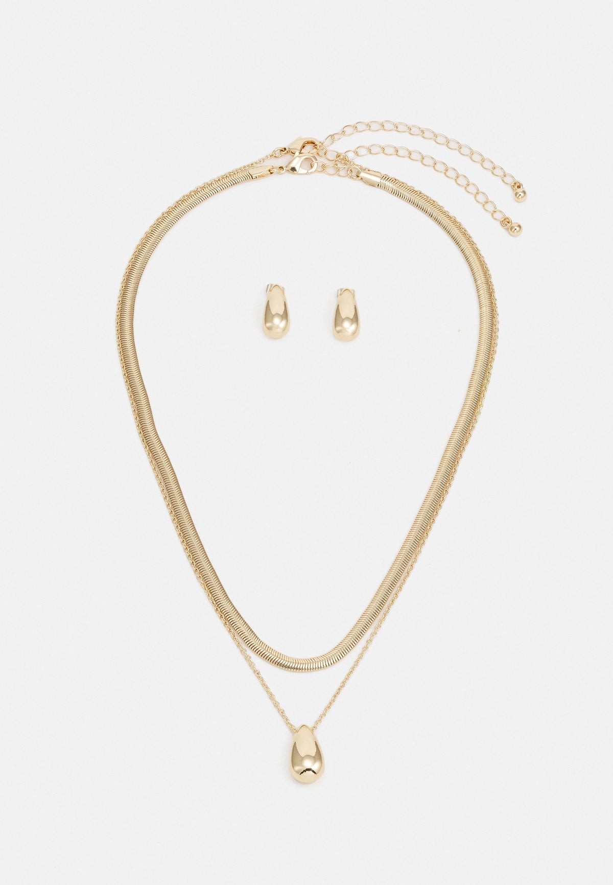 Anna Field SET - Earrings - Silver-coloured