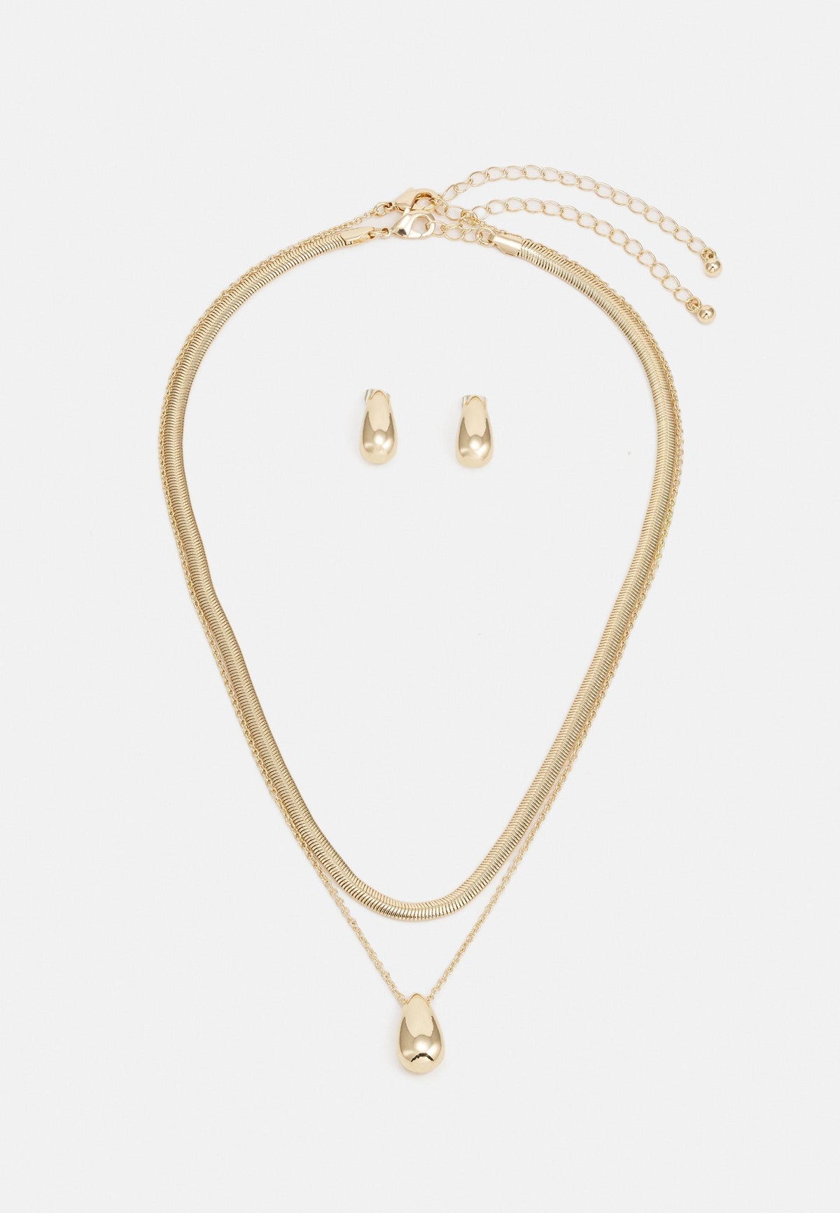Anna Field SET - Earrings - Silver-coloured
