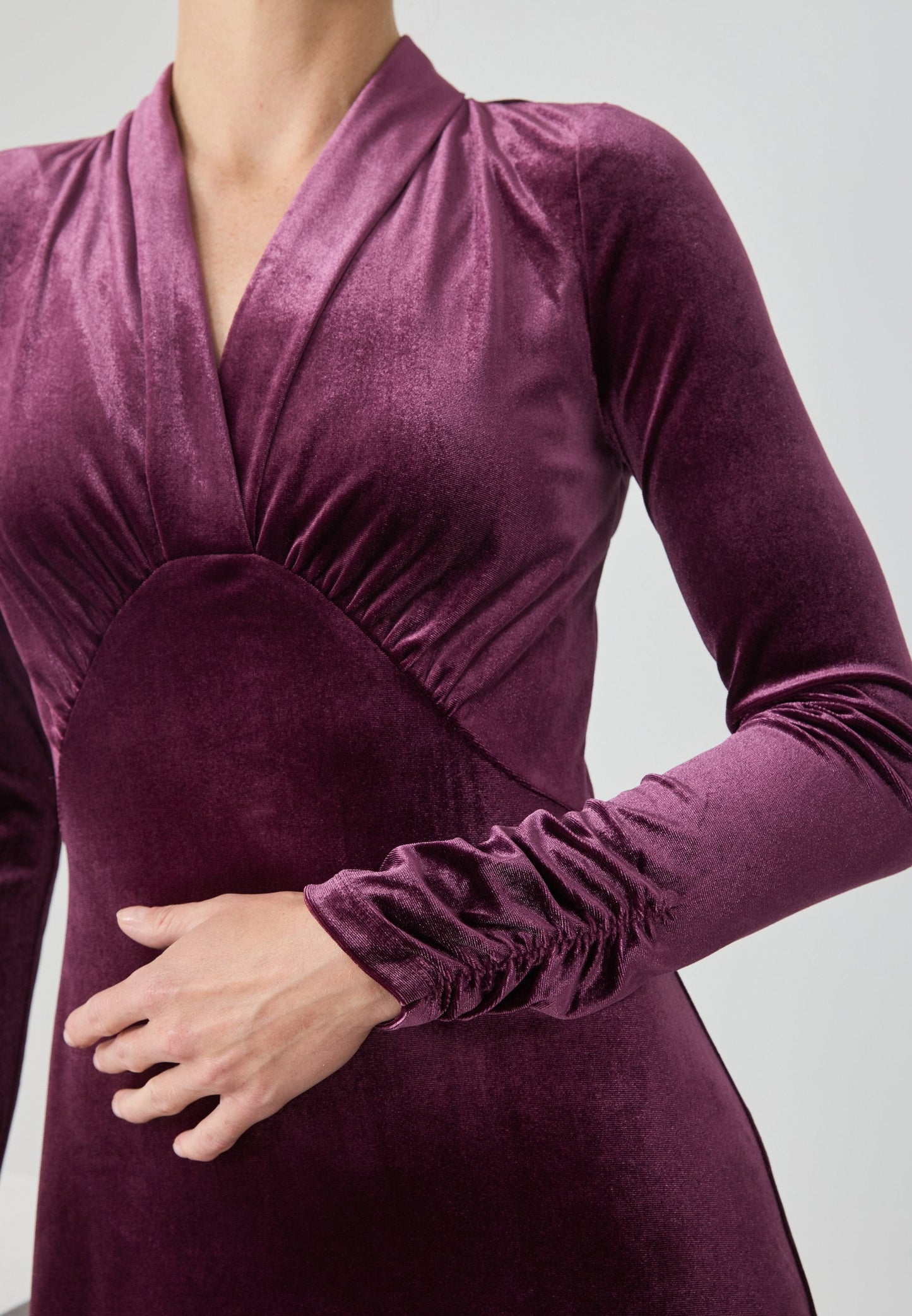 Anna Field Cocktail Dress / Party Dress - Burgundy