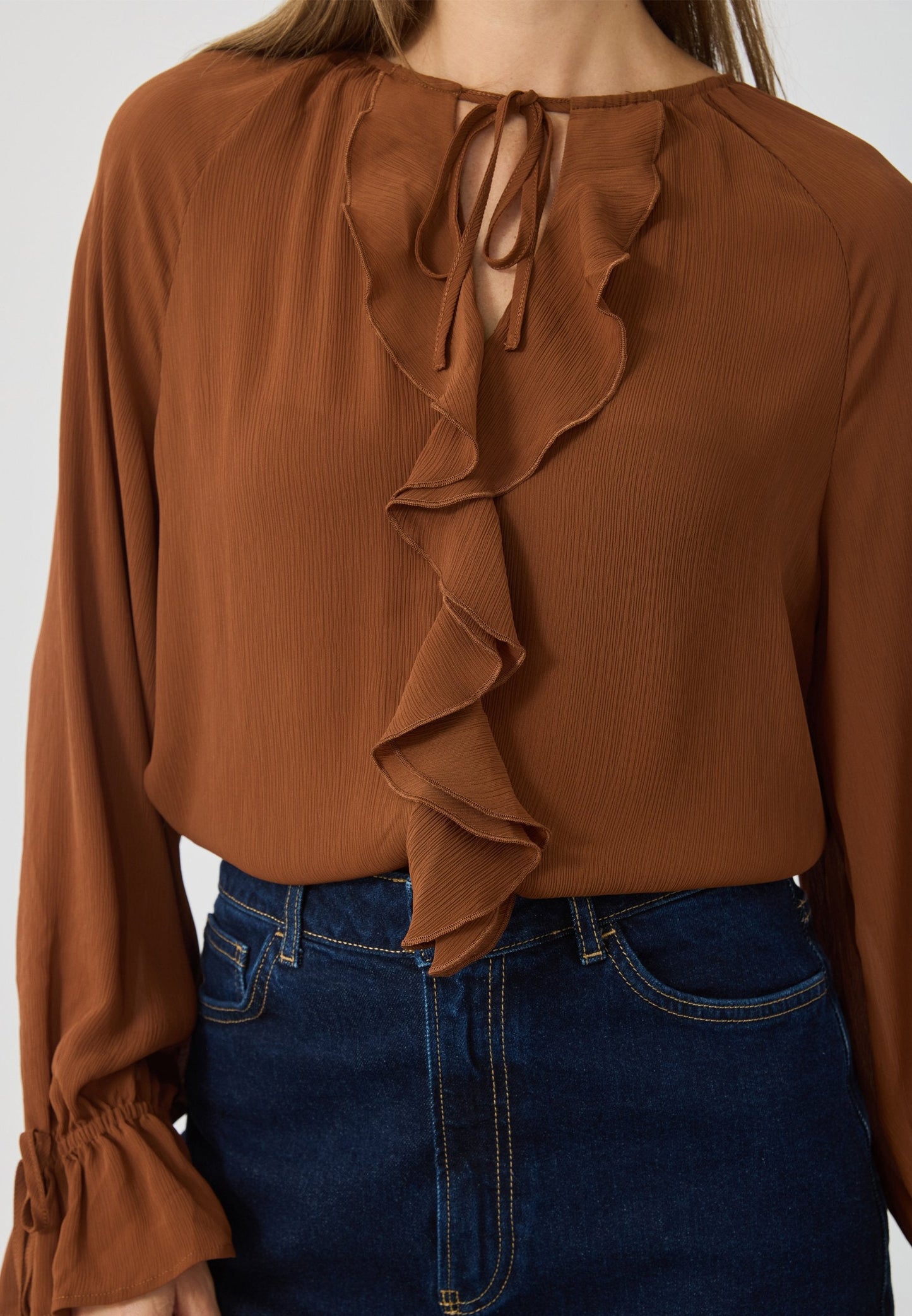 Anna Field Tunic - Brown