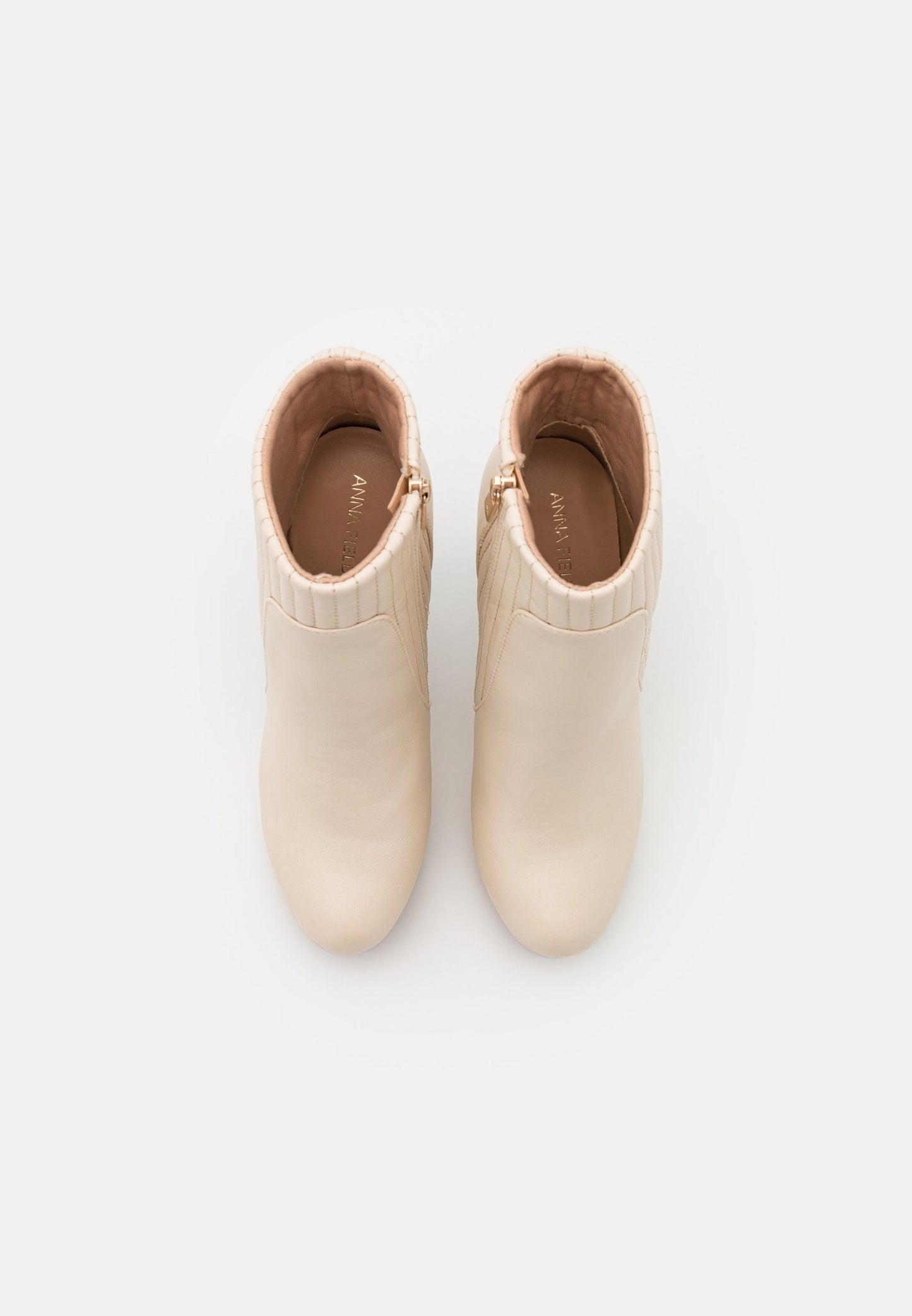 Anna Field Platform Ankle Boots - Offwhite