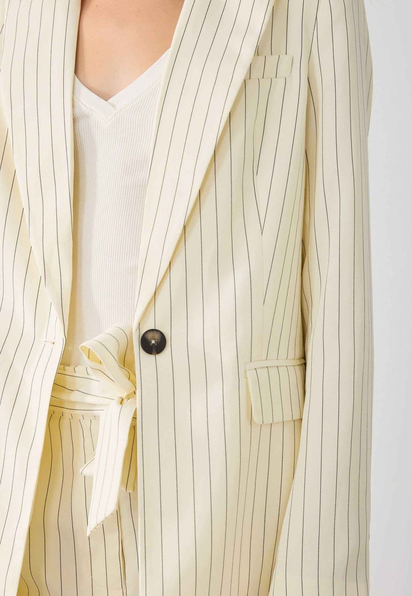 Anna Field Blazer - White
