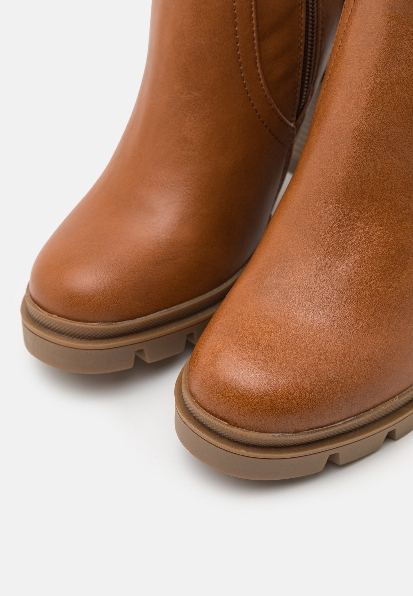 Anna Field High Heeled Boots - Cognac