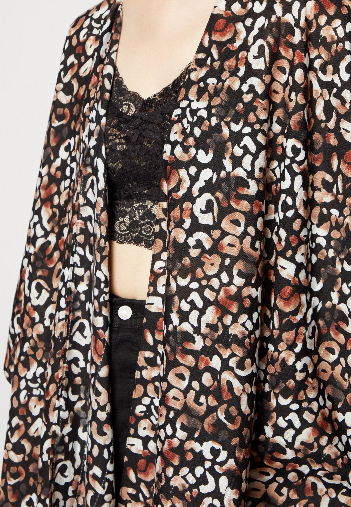 Anna Field Cape - Brown/Black