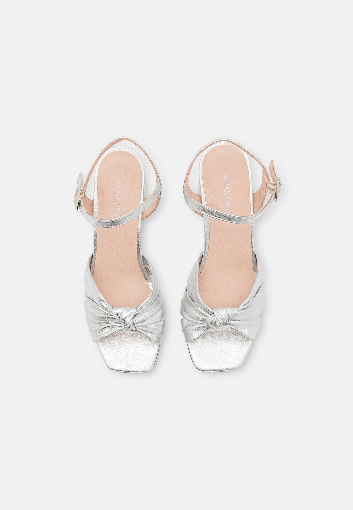 Anna Field Leather- Sandals - Silver