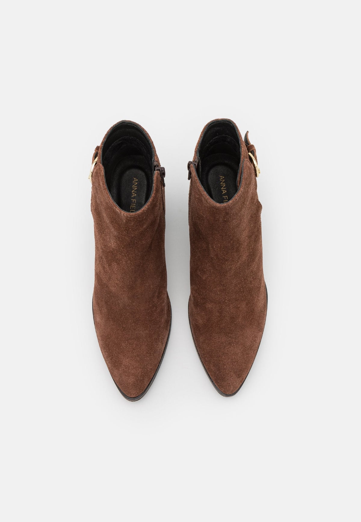 Anna Field Leather - Ankle Boots -Cognac