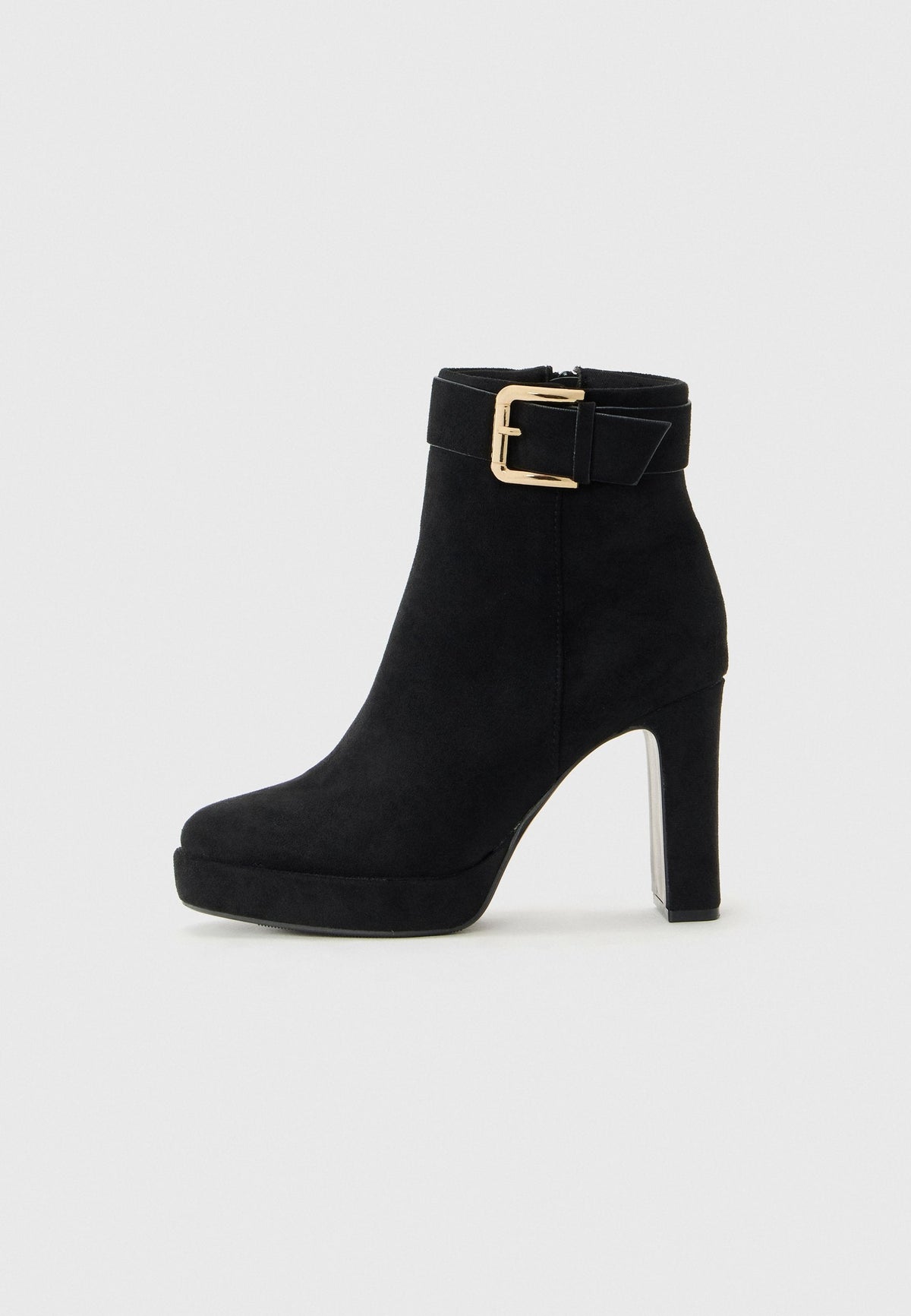 Anna Field High Heeled Ankle Boots - Dark Blue