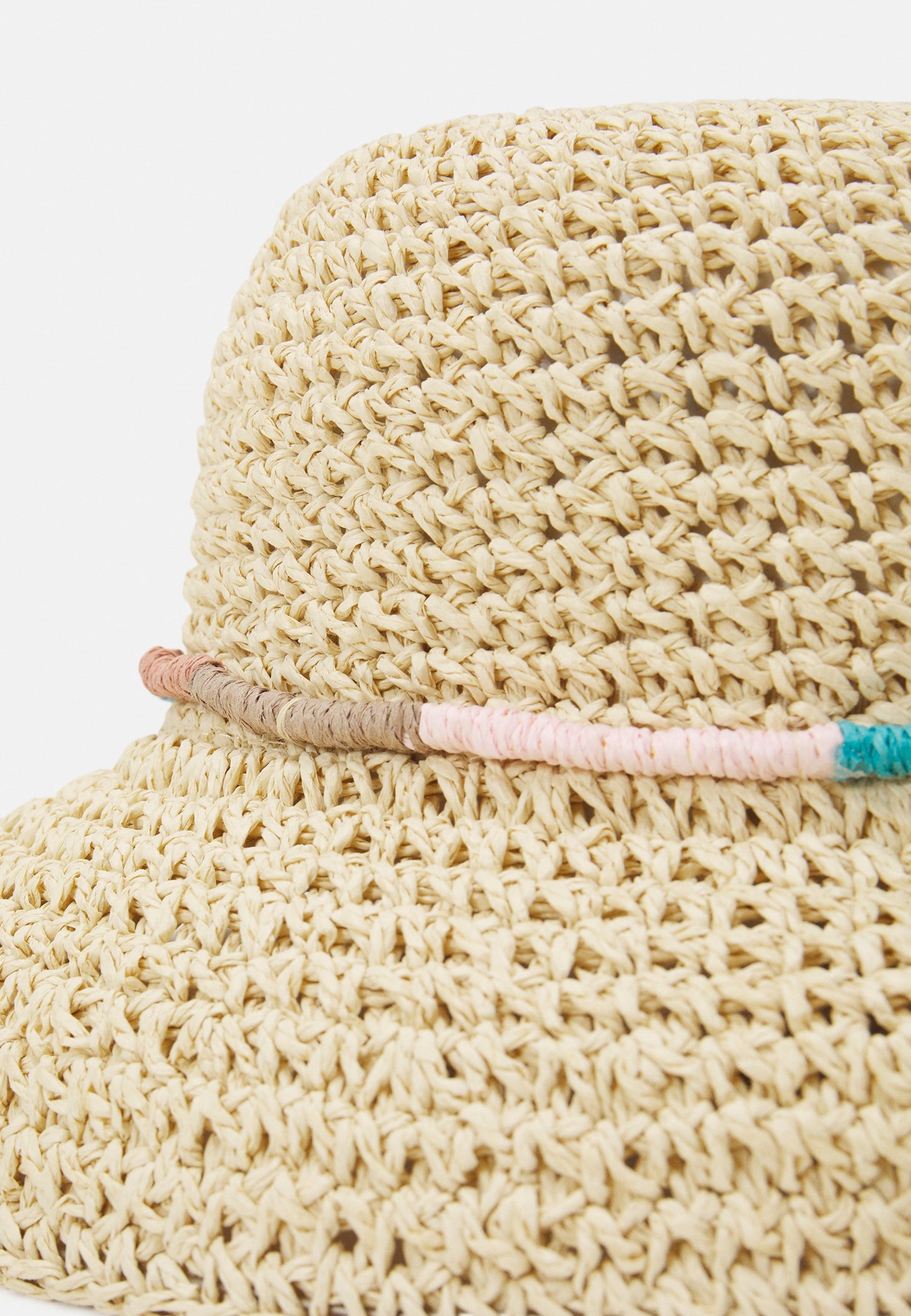 Anna Field Hat - Tan/Pink