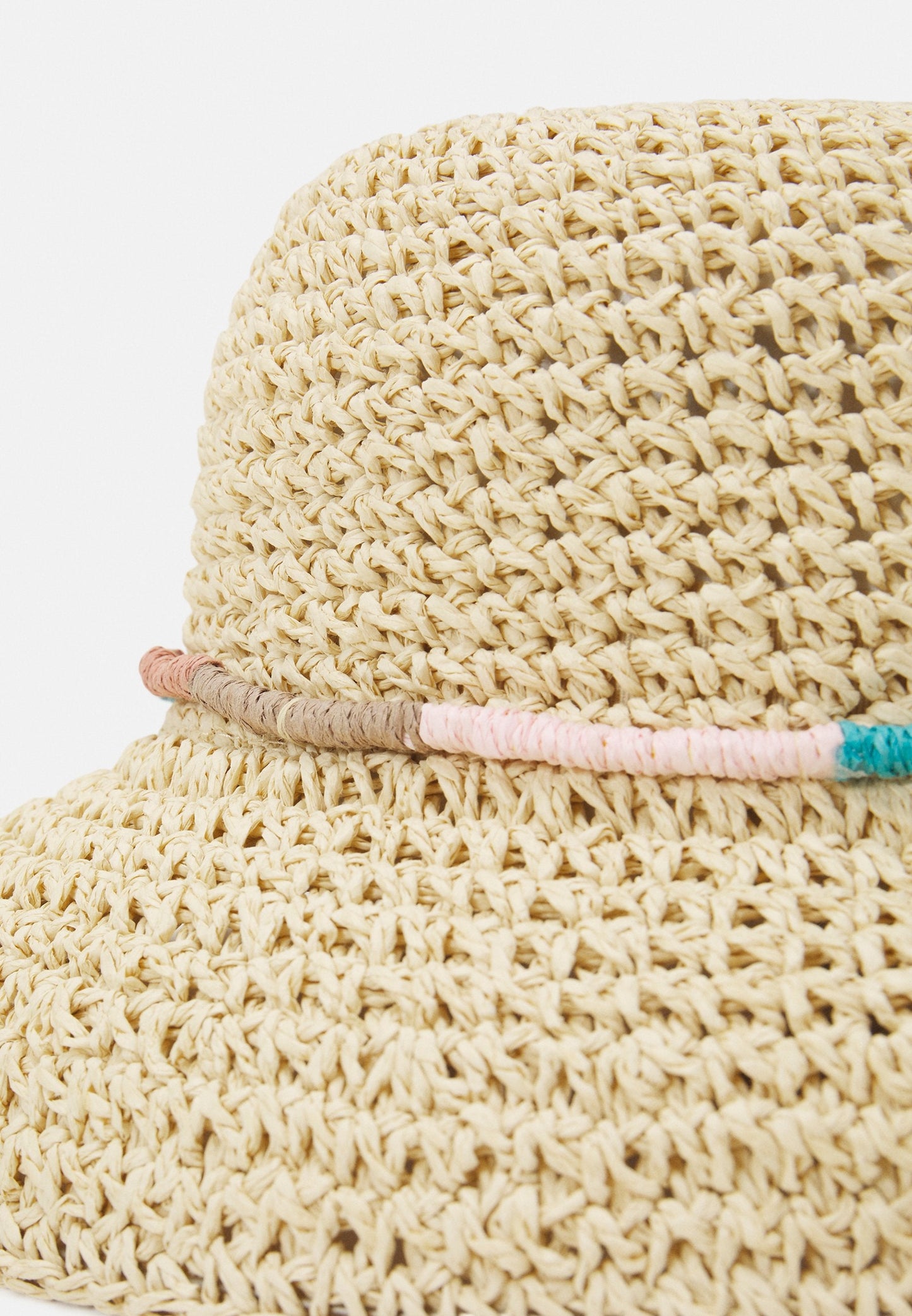 Anna Field Hat - Tan/Pink