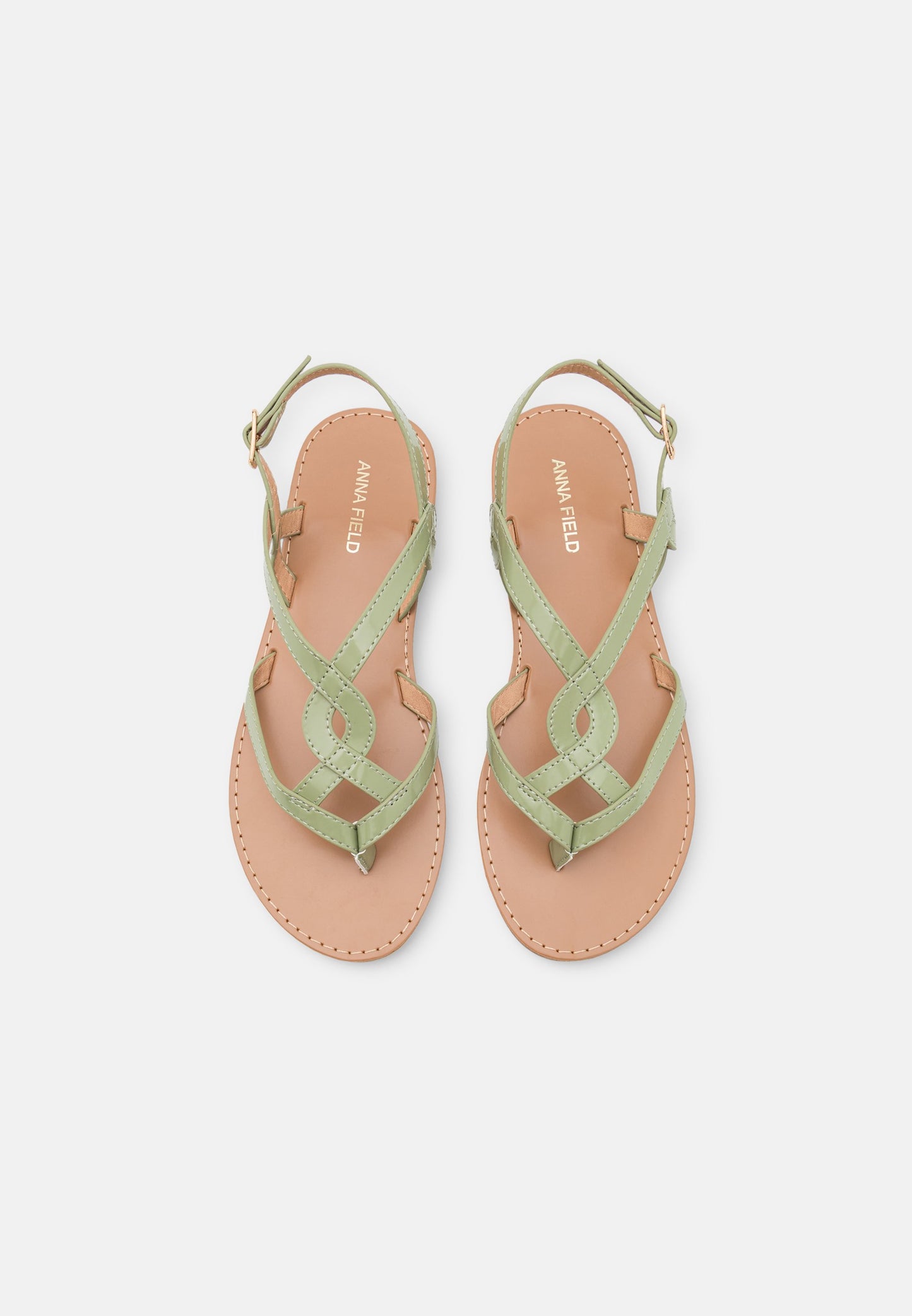 Anna Field T-Bar Sandals - Mint