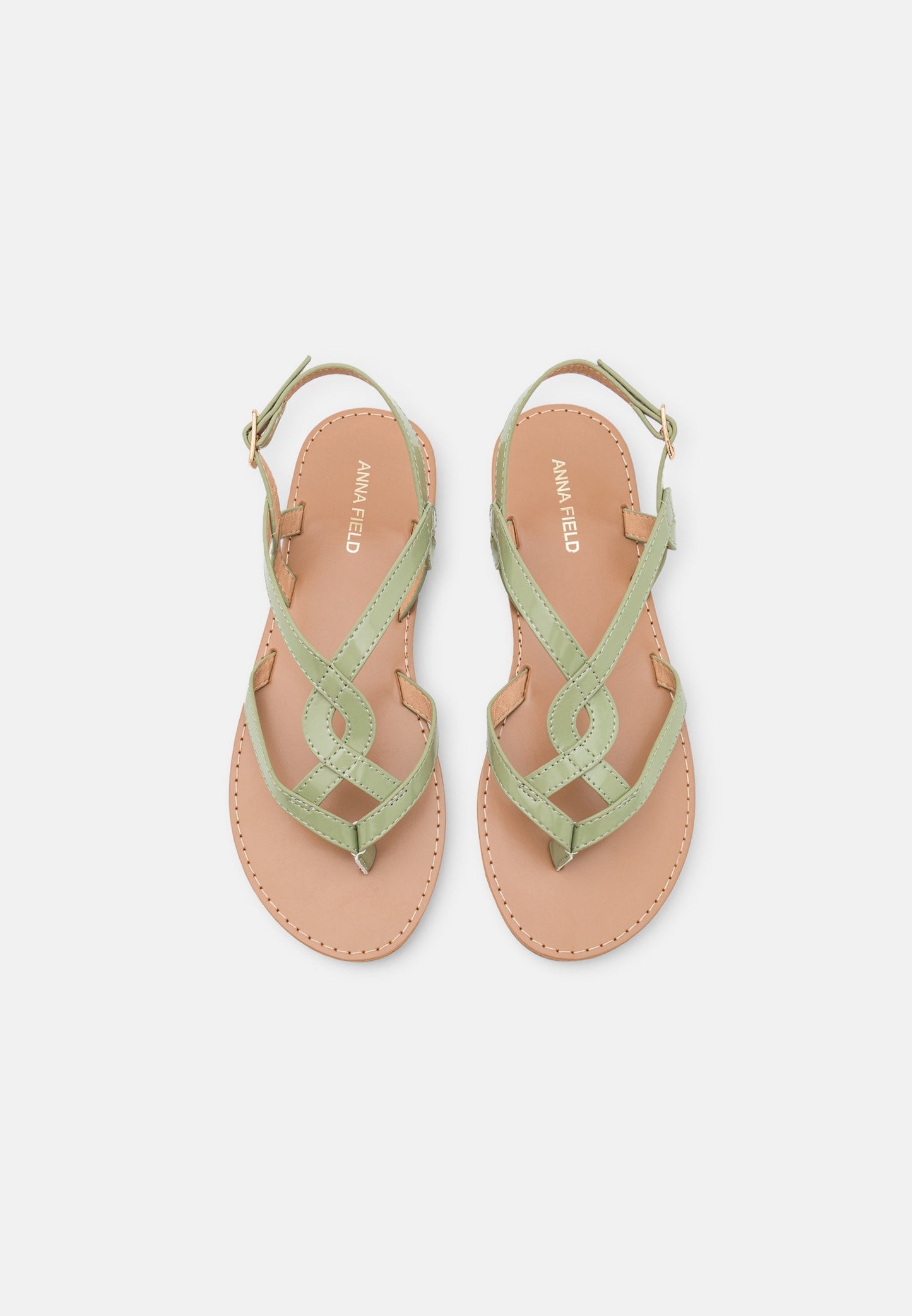 Anna Field T-Bar Sandals - Mint