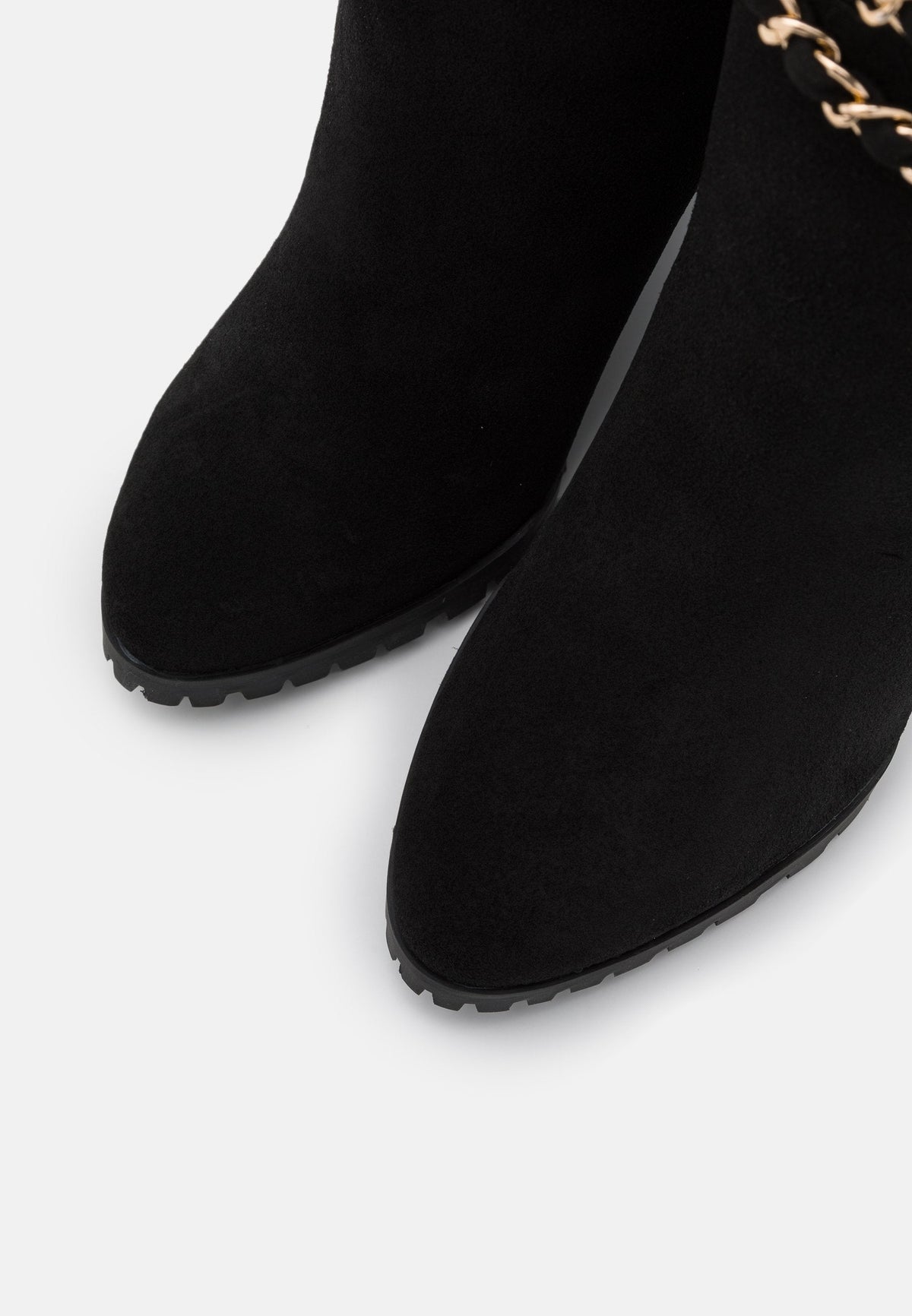 Anna Field Leather - Wedge Boots - Black
