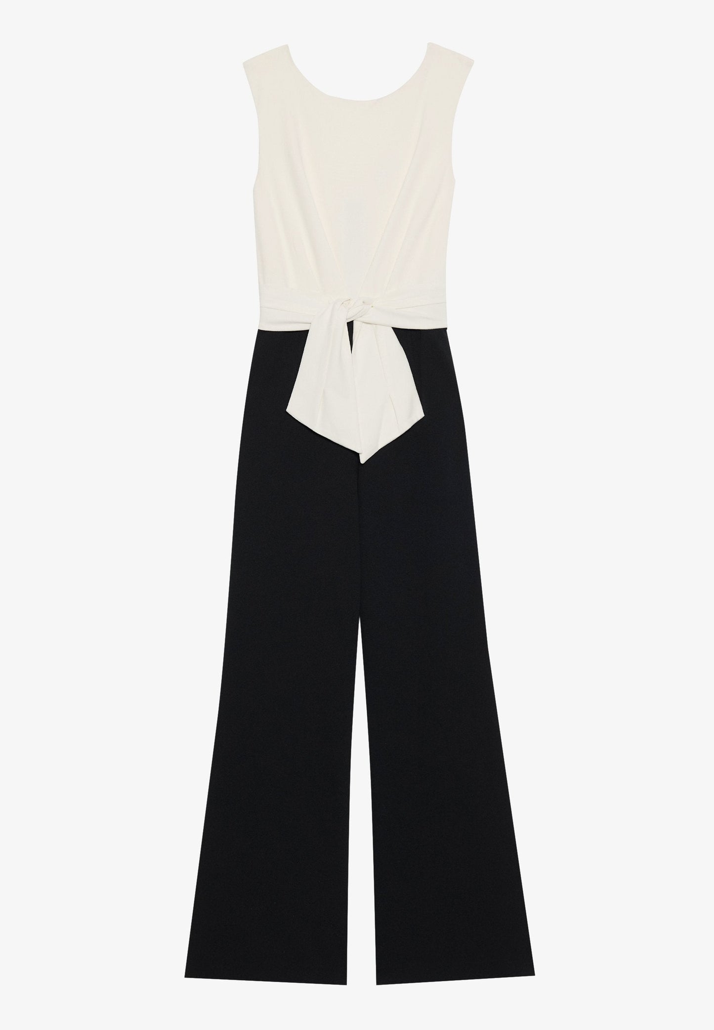 Anna Field 2IN1 WIDE LEG - Jumpsuit - White/dark Blue