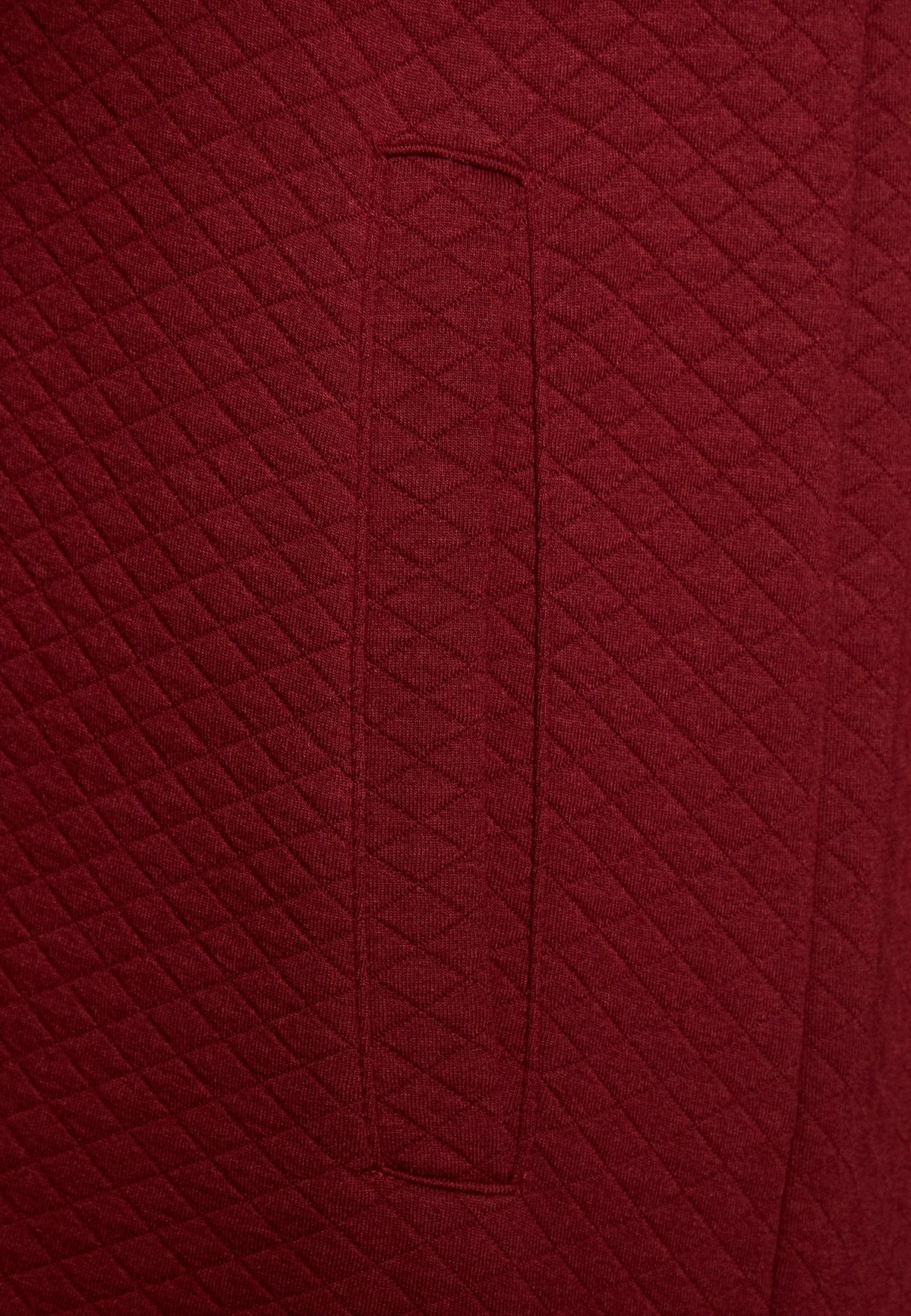 Anna Field Zip-Up Sweatshirt - Bordeaux