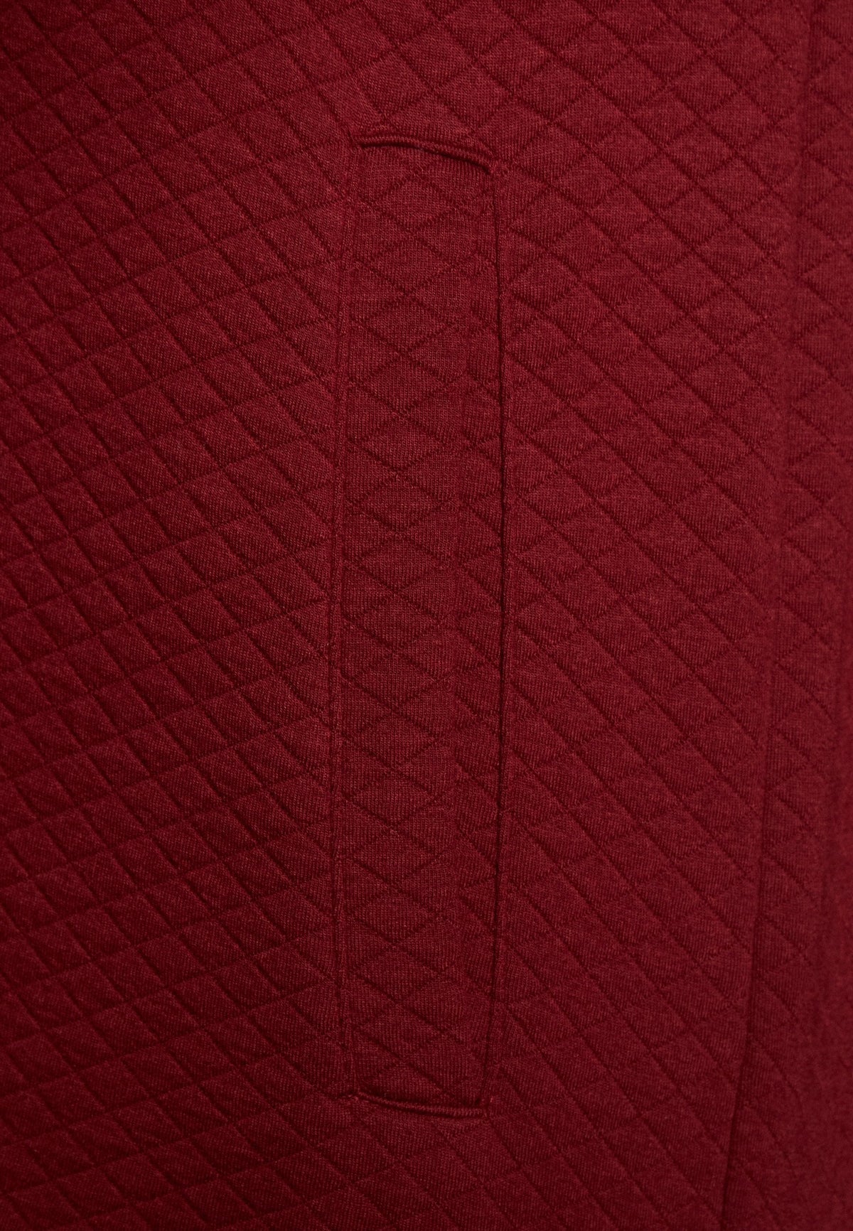 Anna Field Zip-Up Sweatshirt - Bordeaux