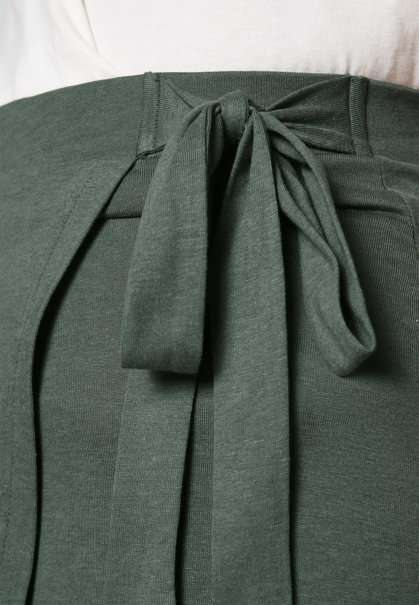 Anna Field Basic Wrap Over Midi Skirt- A-Line Skirt - Light Green