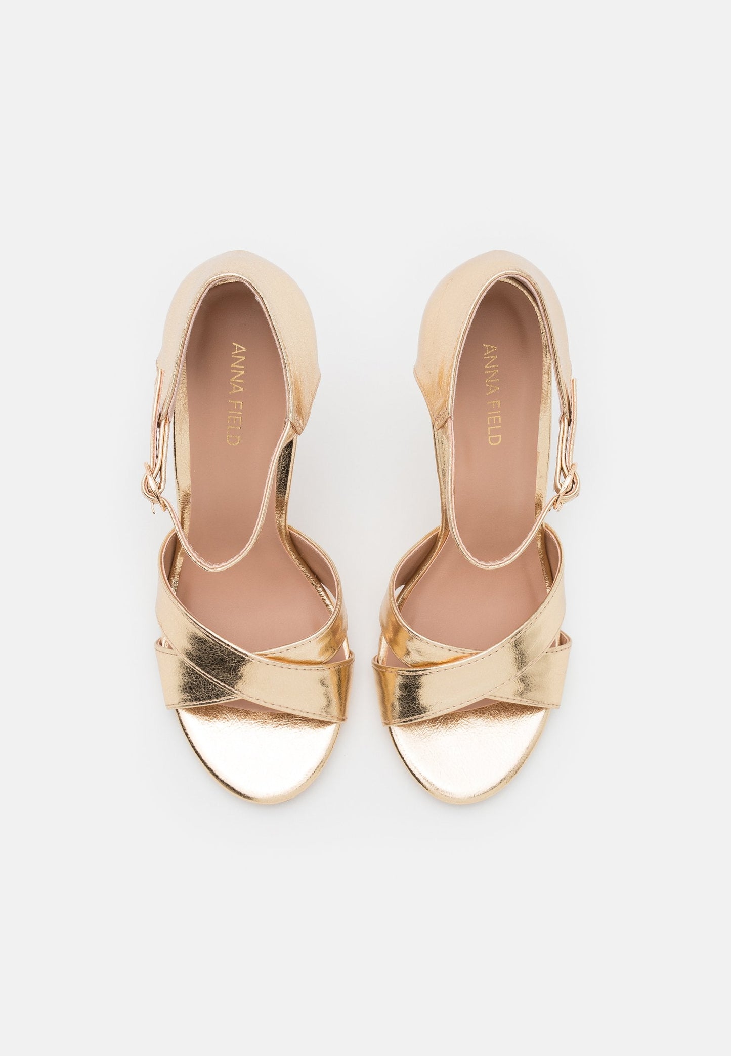 Anna Field High Heeled Sandals - Gold