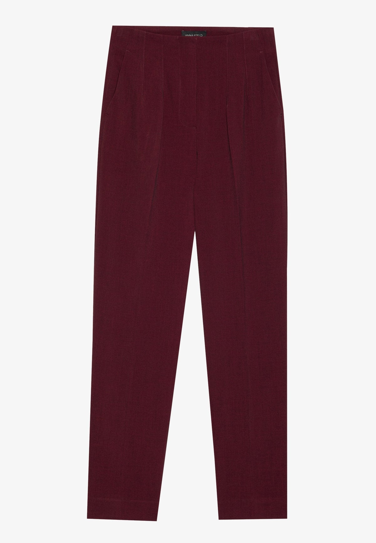 Anna Field Trousers - Dark Grey Mel
