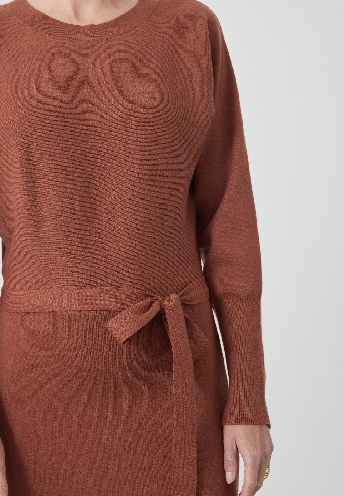 Anna Field Jumper Dress - Rust