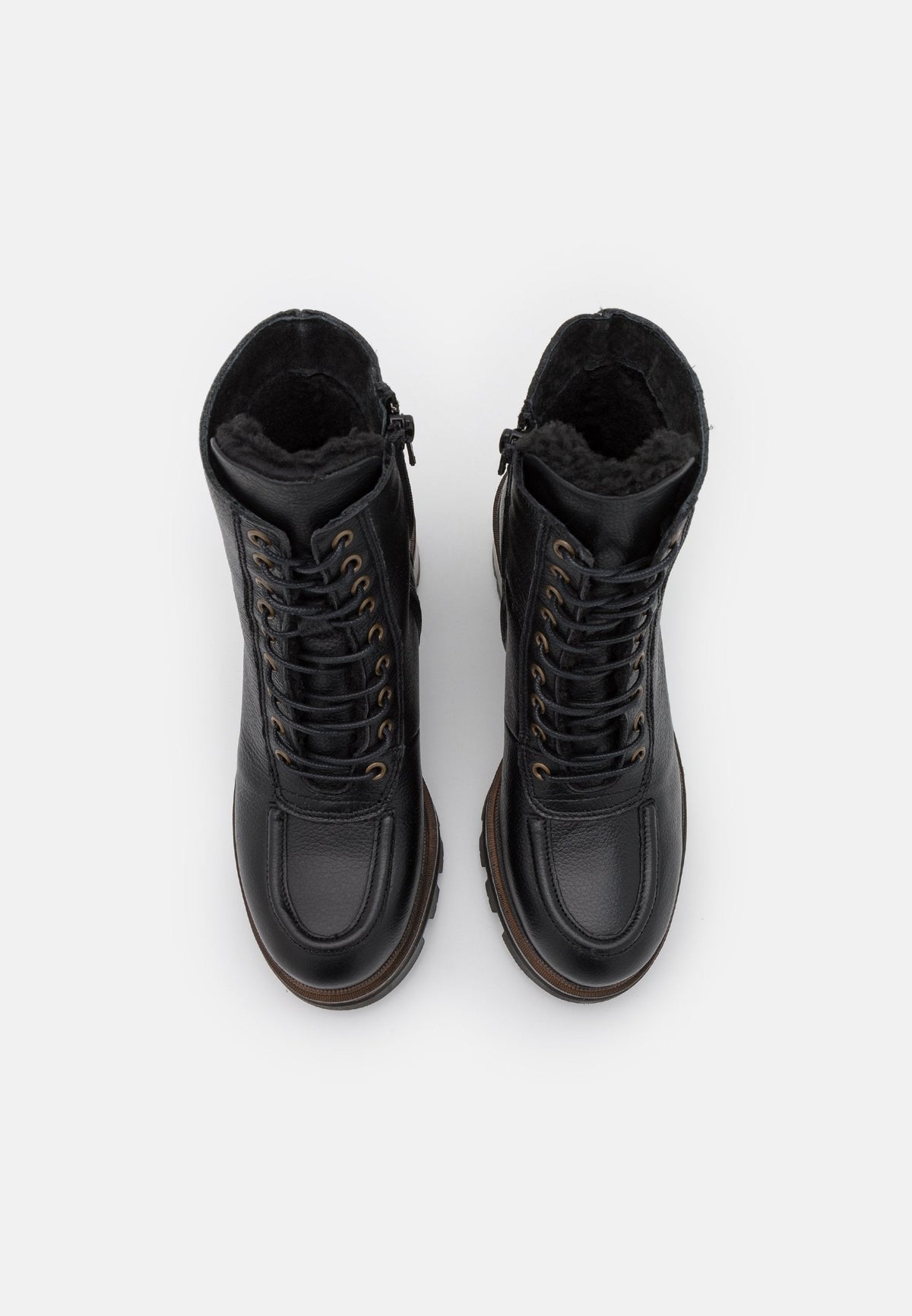 Anna Field Leather Winter Bootie - Platform Ankle Boots