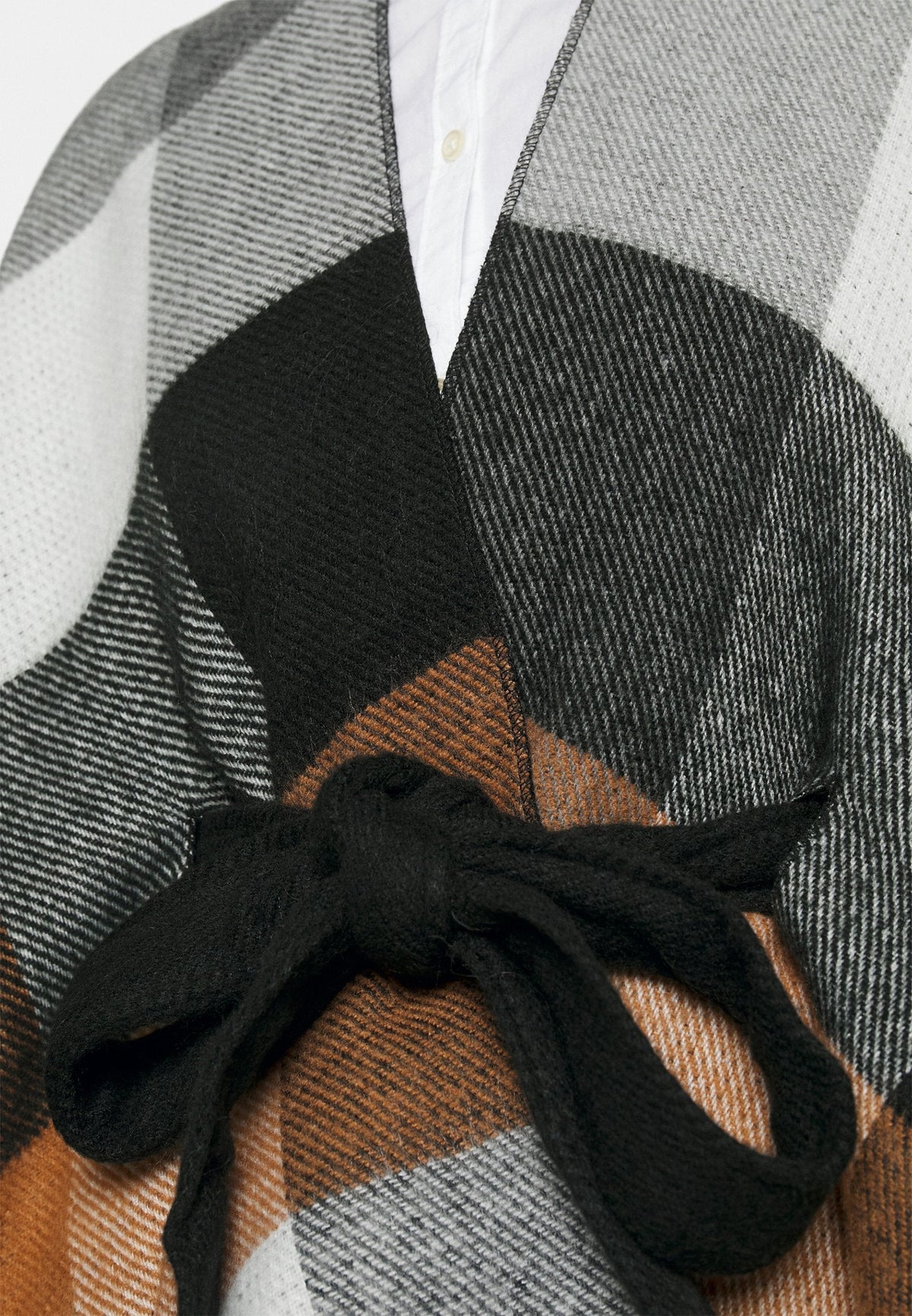 Anna Field Cape - Brown/black