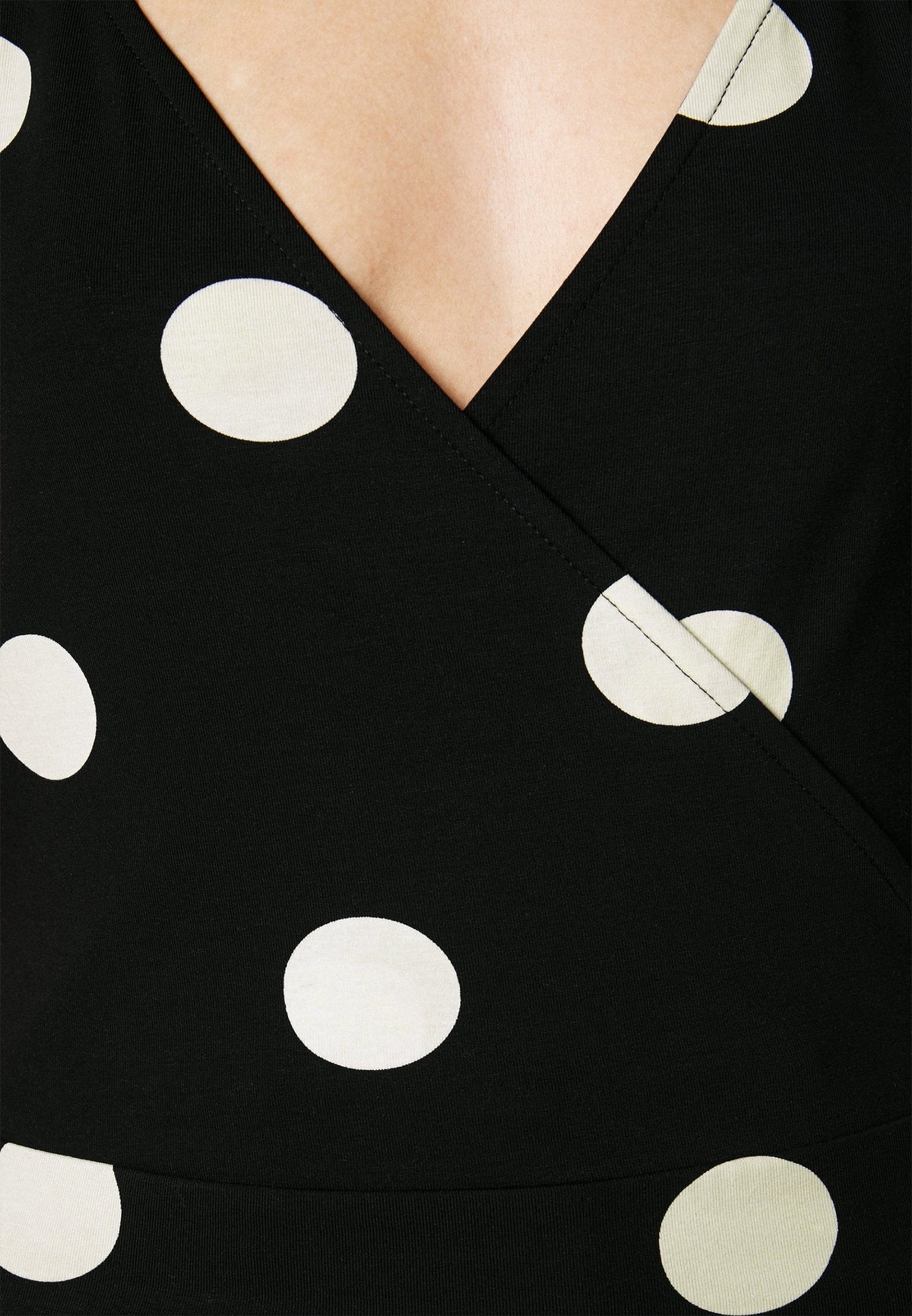 Anna Field Top - Black/White