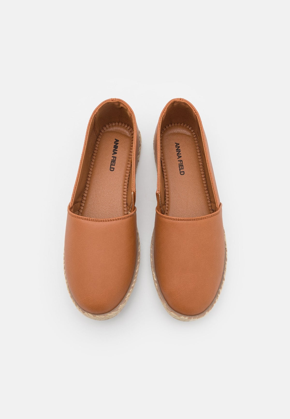 Anna Field Slip-Ons - Cognac