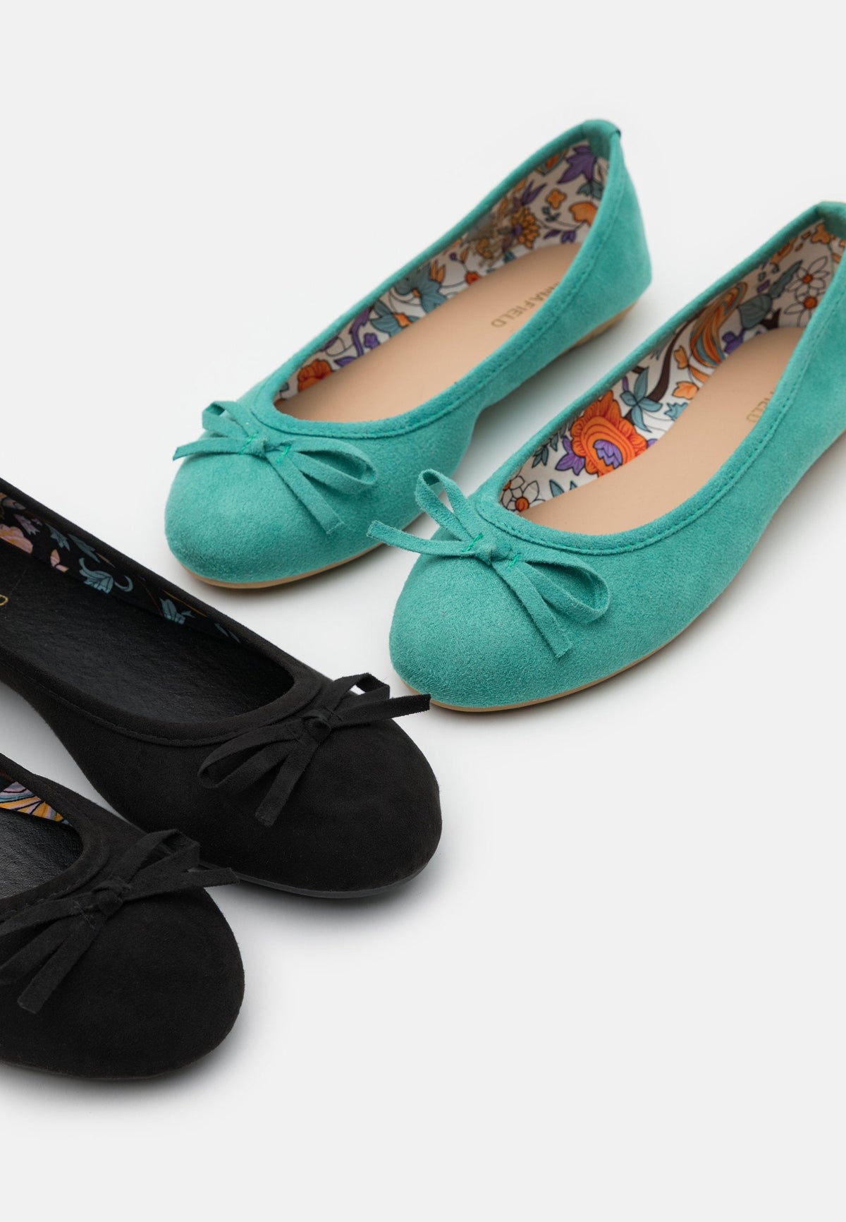 Anna Field 2 Pack - Ballet Pumps - Mint/Black