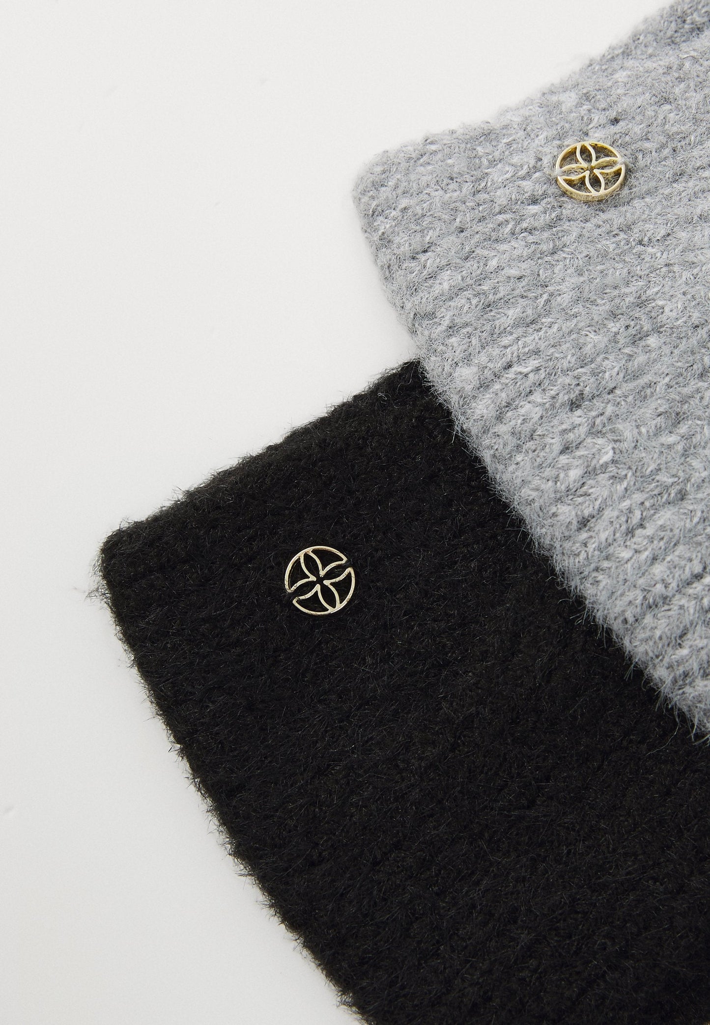 Anna Field SET - Ear Warmers - Grey/black