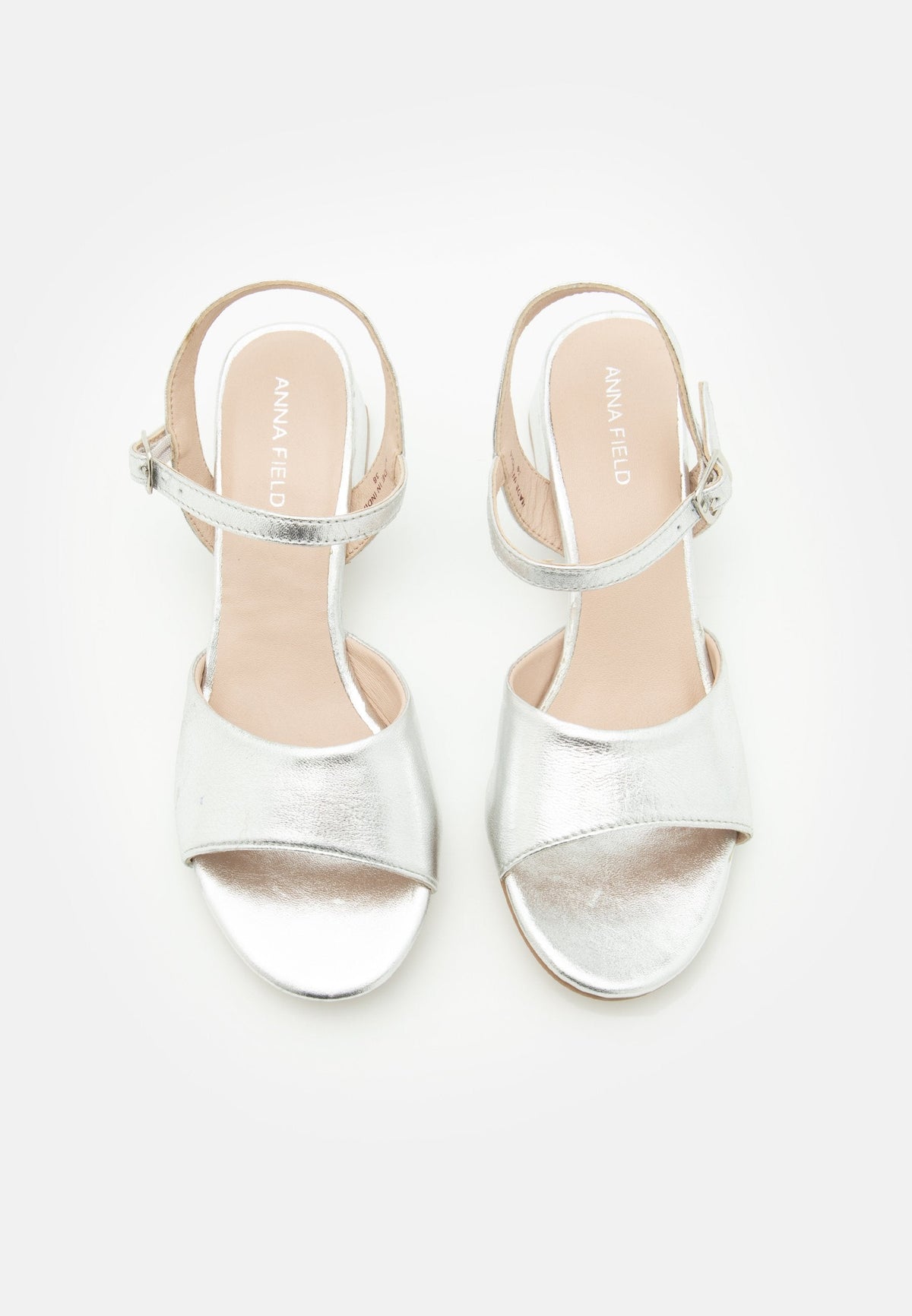 Anna Field Leather - Sandals - Silver