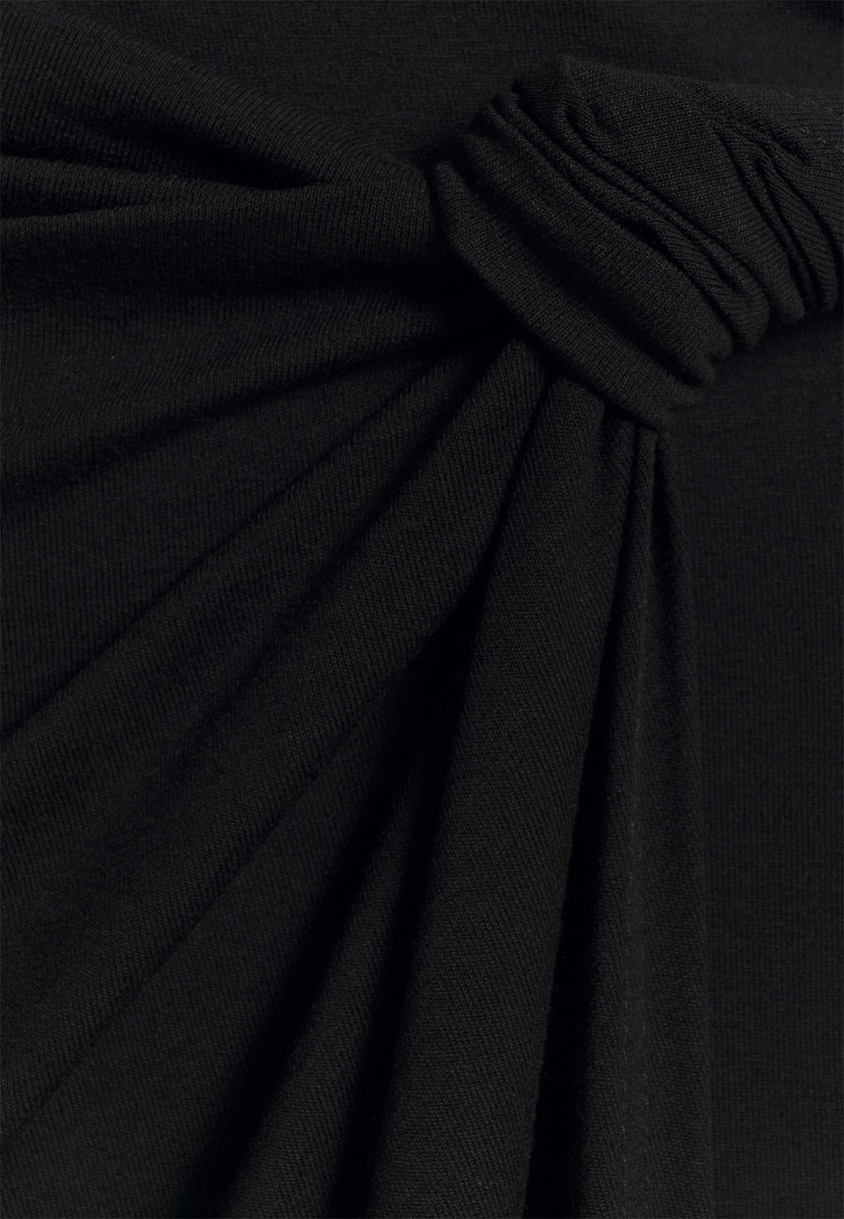 Anna Field Front Knot Midi Skirt - Pencil Skirt - Black