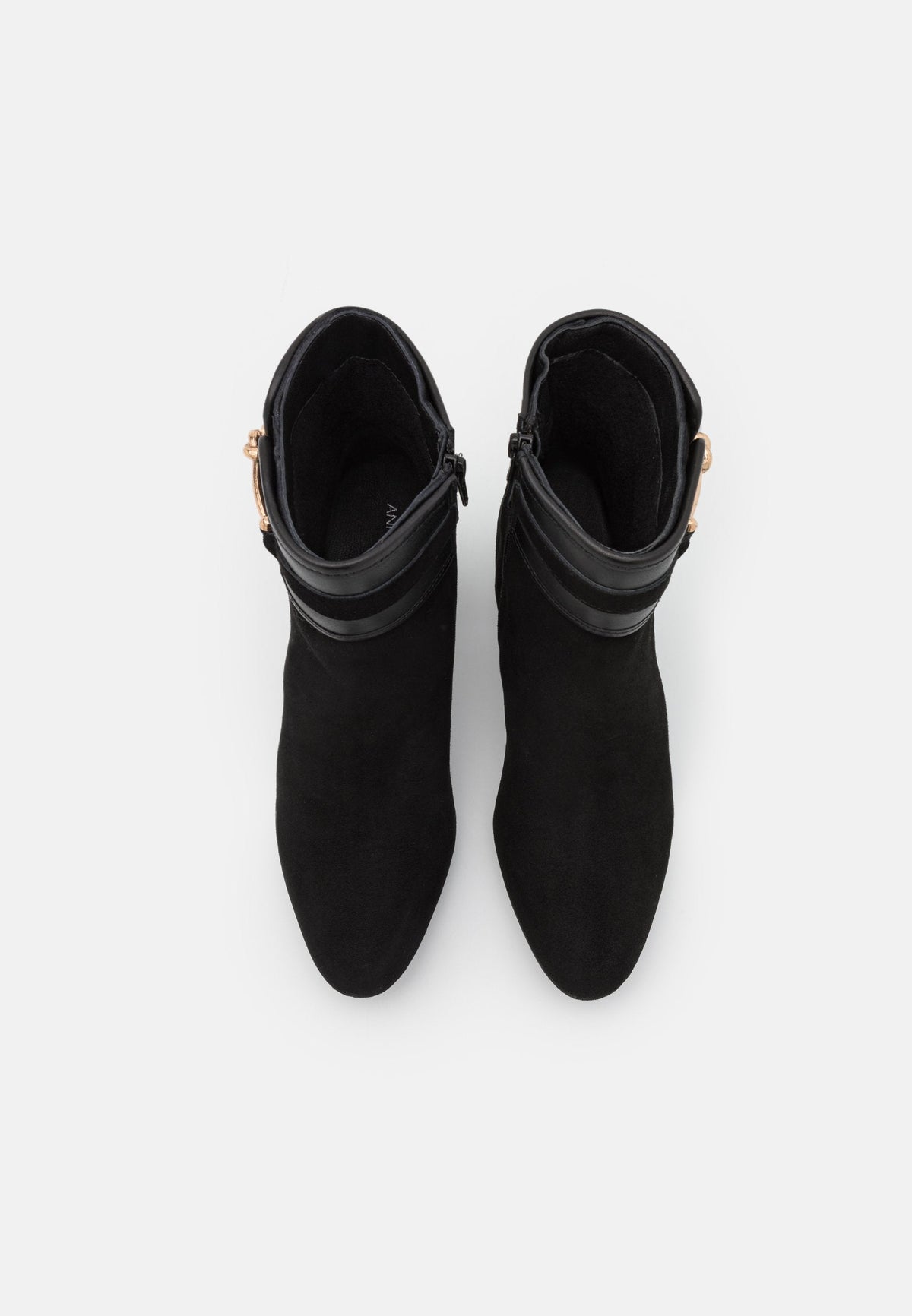 Anna Field Leather- Classic Ankle Boots - Black