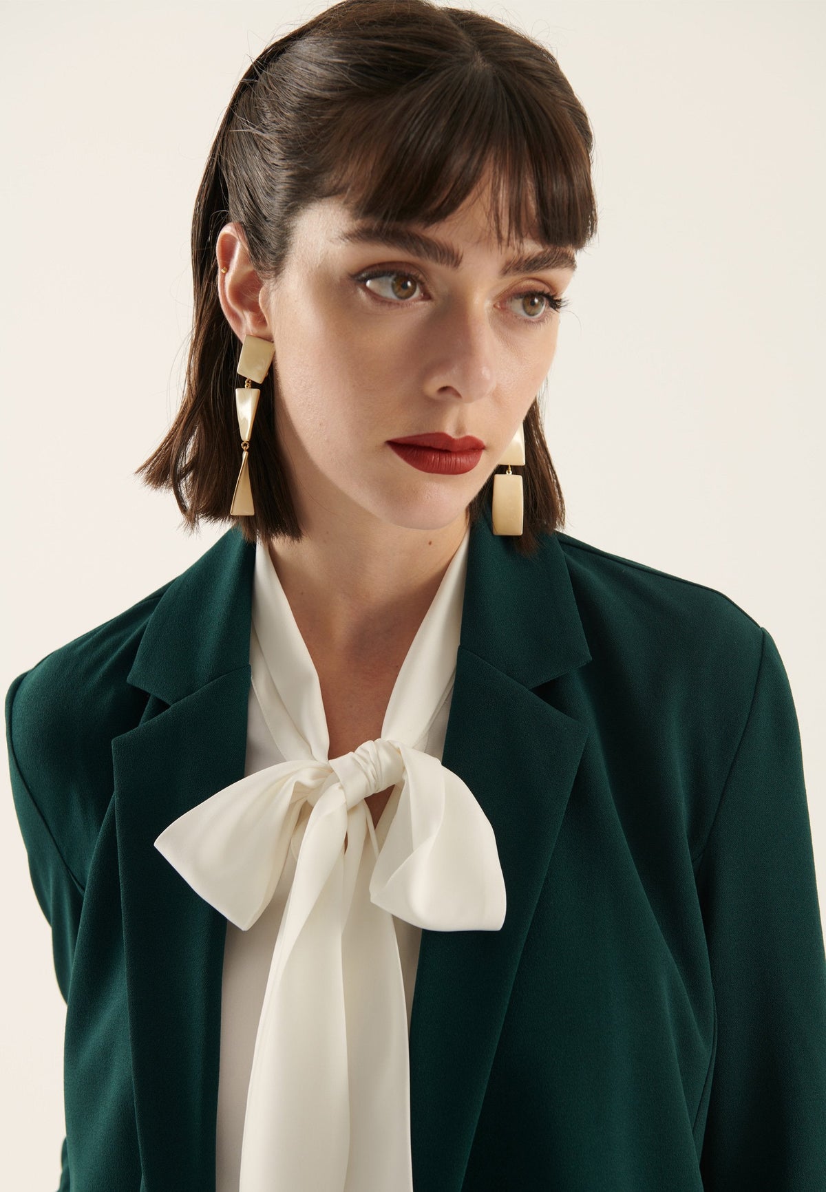 Anna Field Blazer - Dark Green