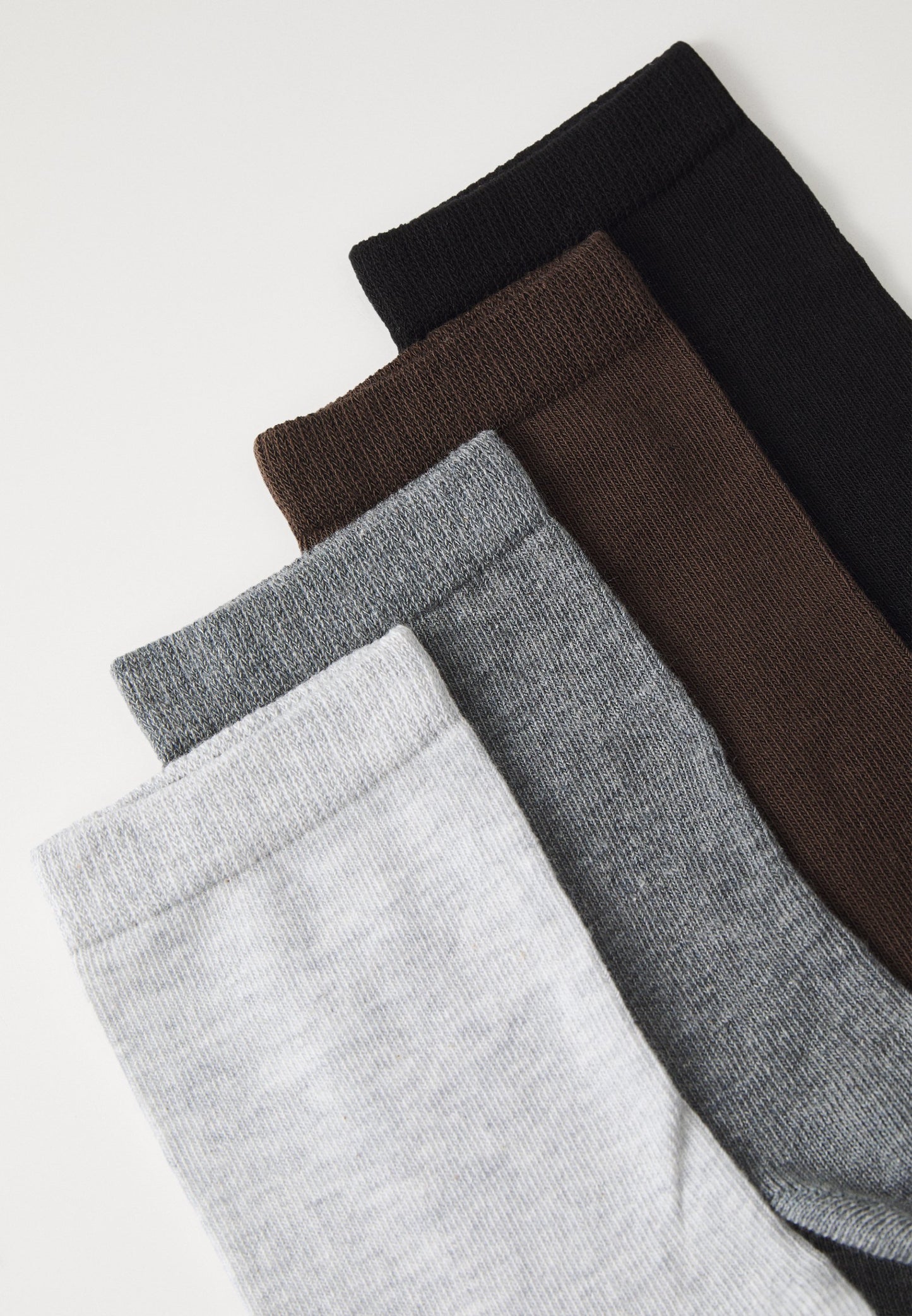 Anna Field 8 PACK - Socks - Mottled Beige/mottled Grey/black