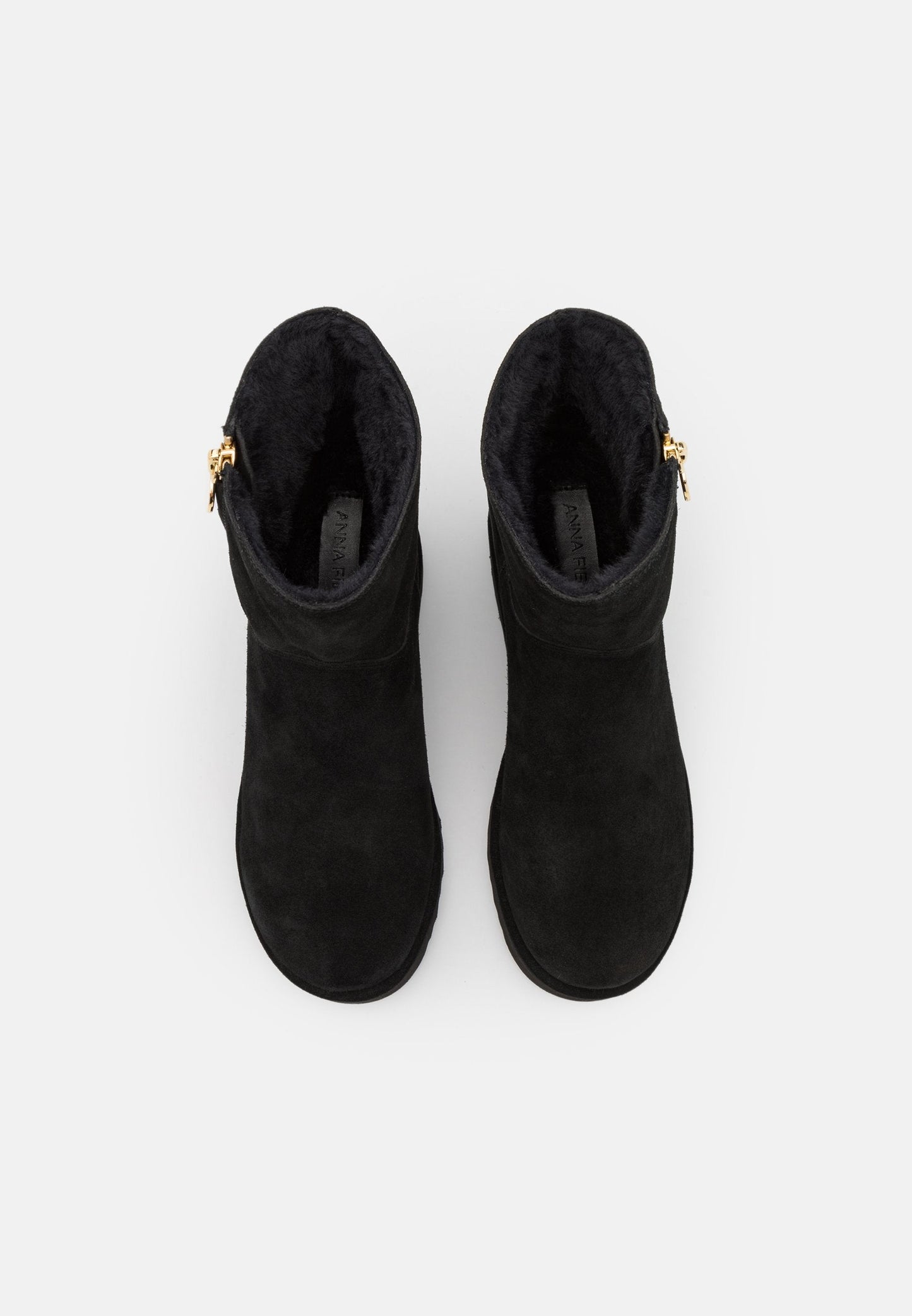 Anna Field Leather Winter Boot - Ankle Boots - Black