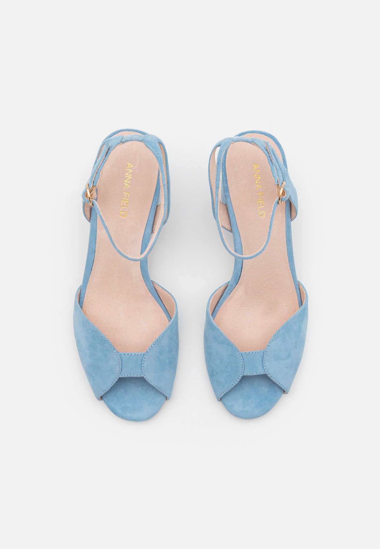 Anna Field Leather- Sandals - Light Blue