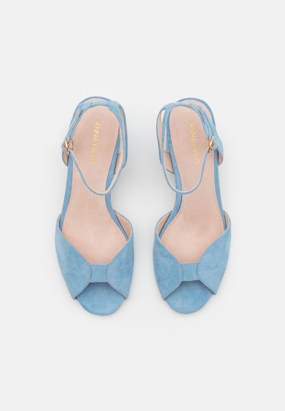 Anna Field Leather- Sandals - Light Blue
