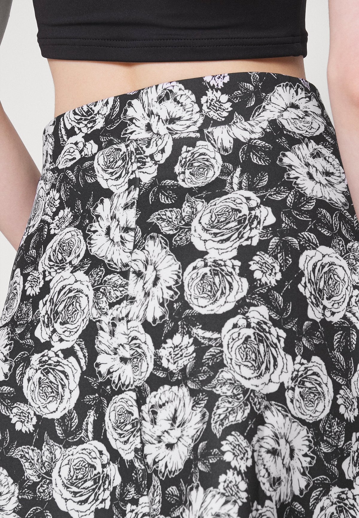 A-Line Skirt - Black/White