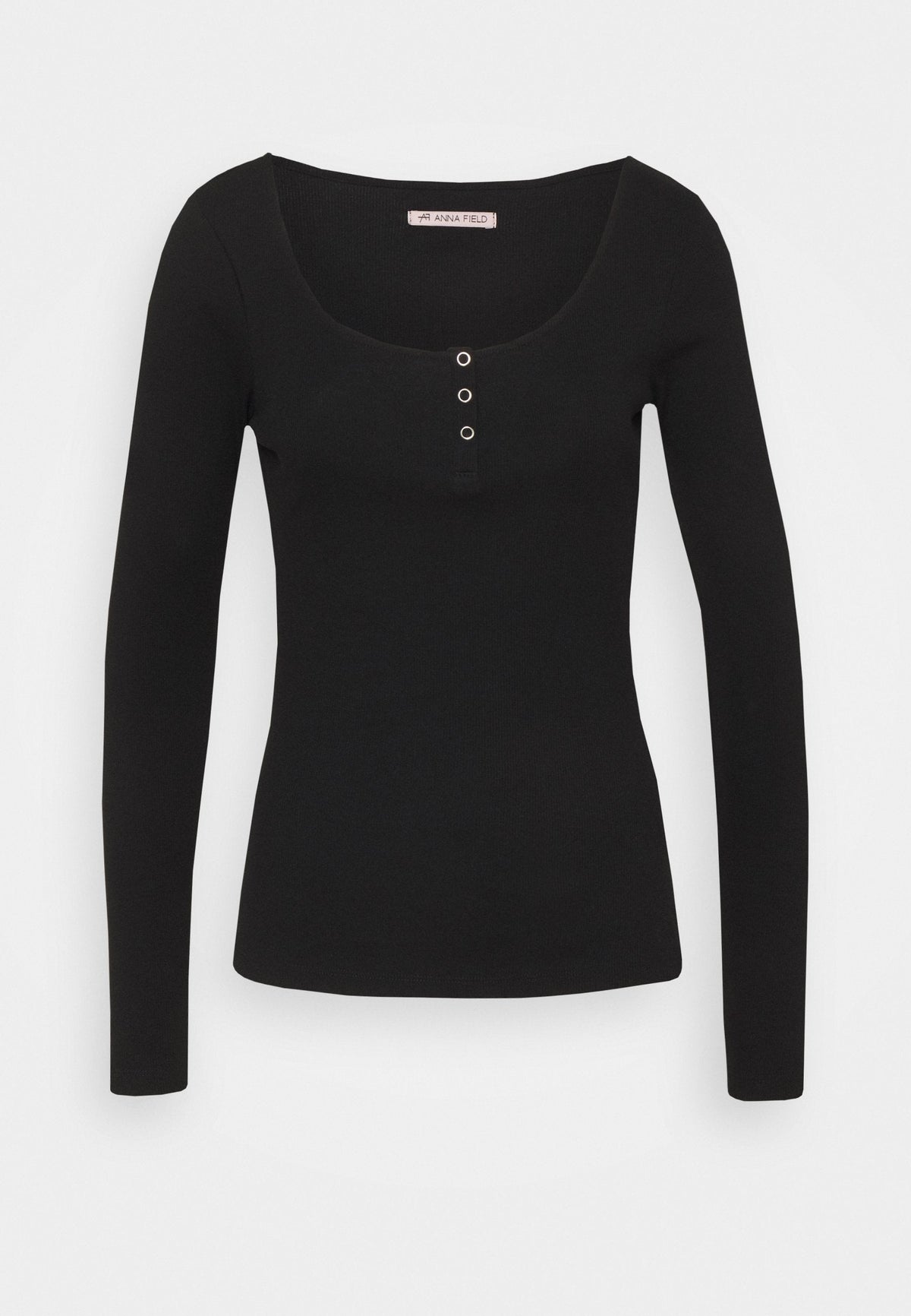 Anna Field Long Sleeved Top - Mottled Grey
