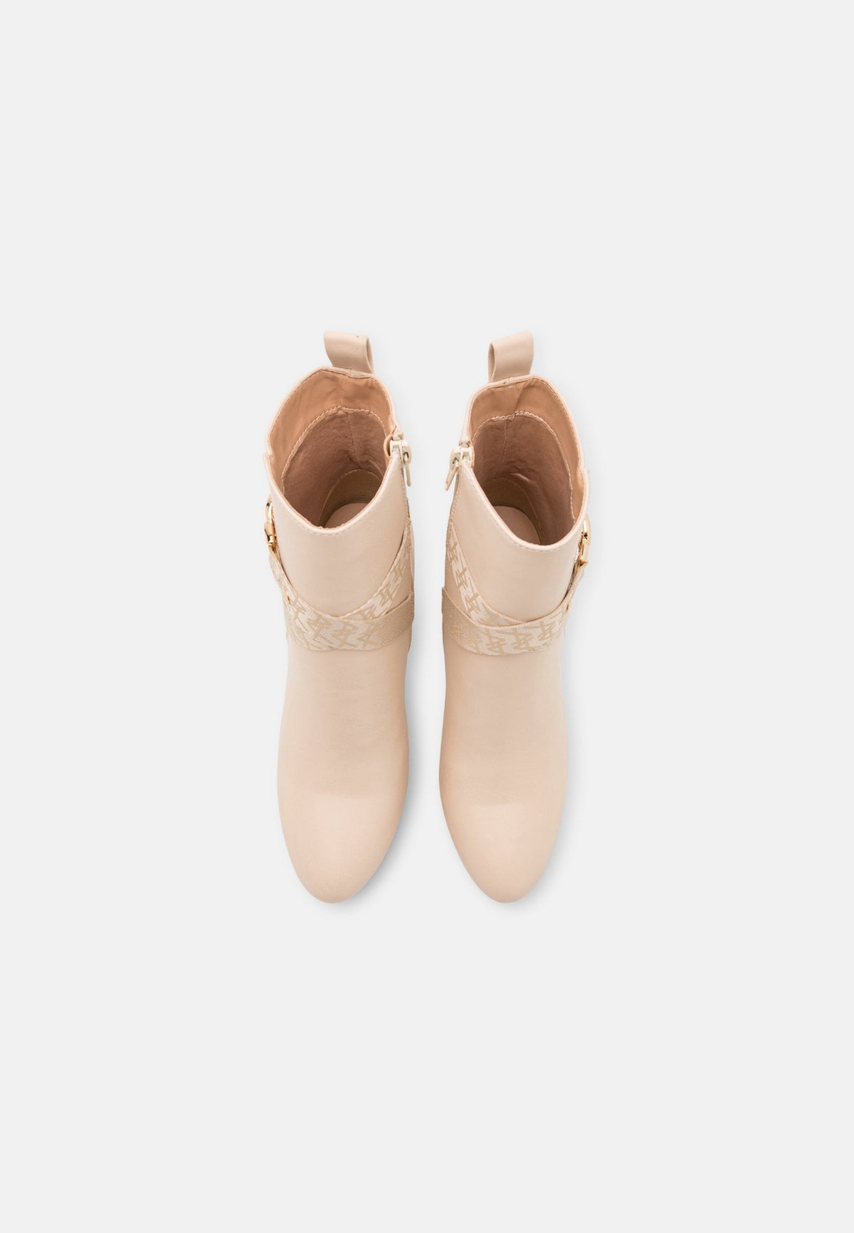 Anna Field Platform Ankle Boots - Beige