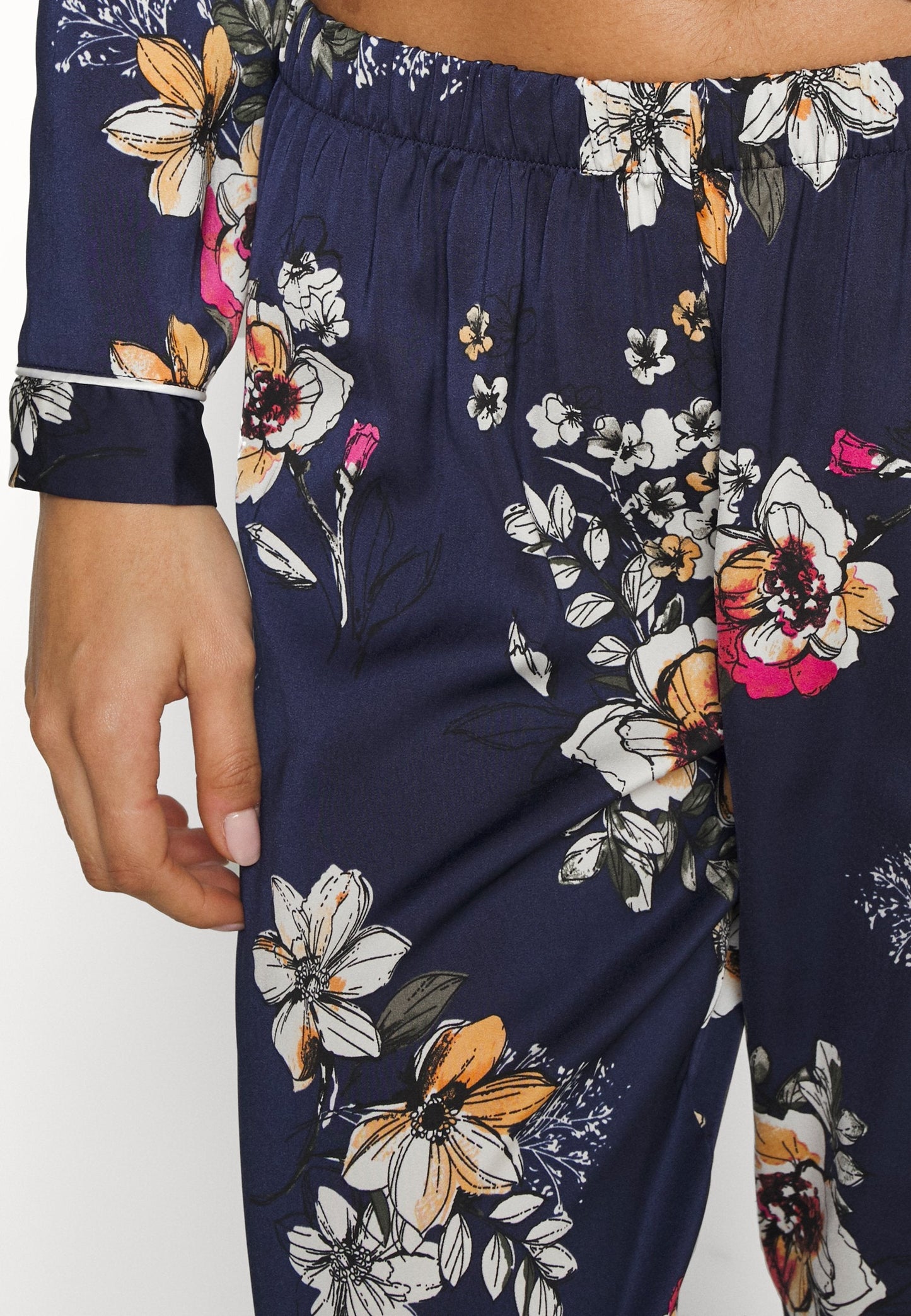 Anna Field Set - Pyjamas - Dark Blue
