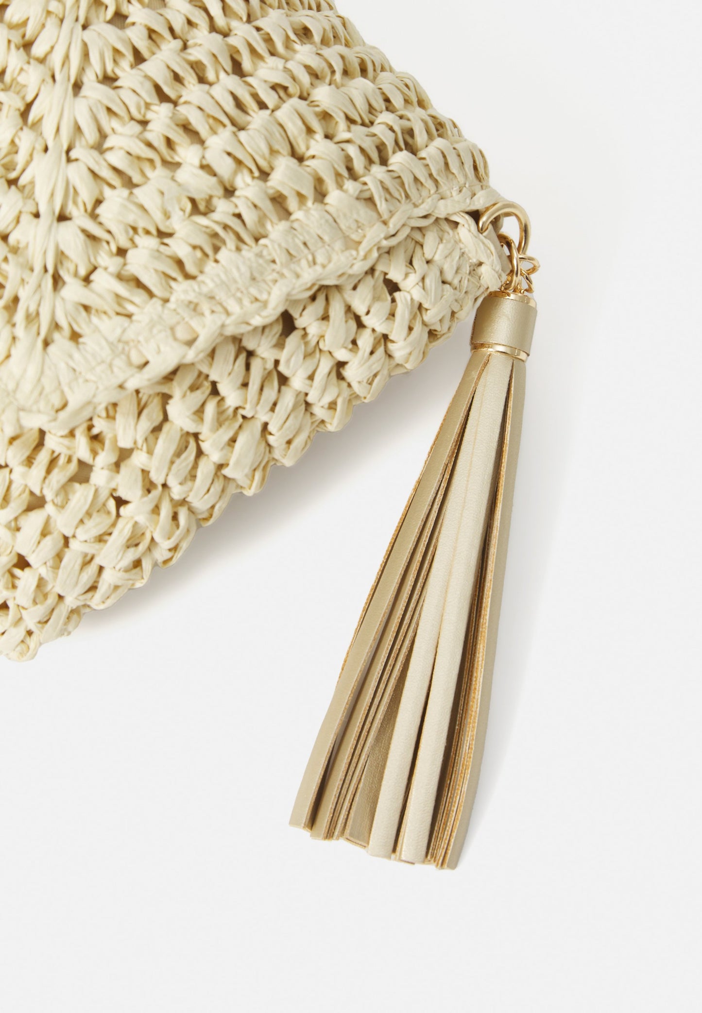 Anna Field Clutch - Straw