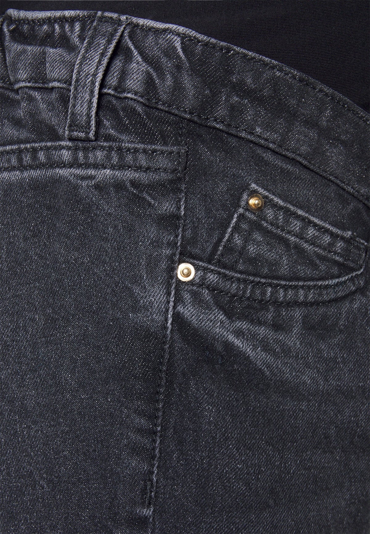 Jeans Tapered Fit -Black Denim