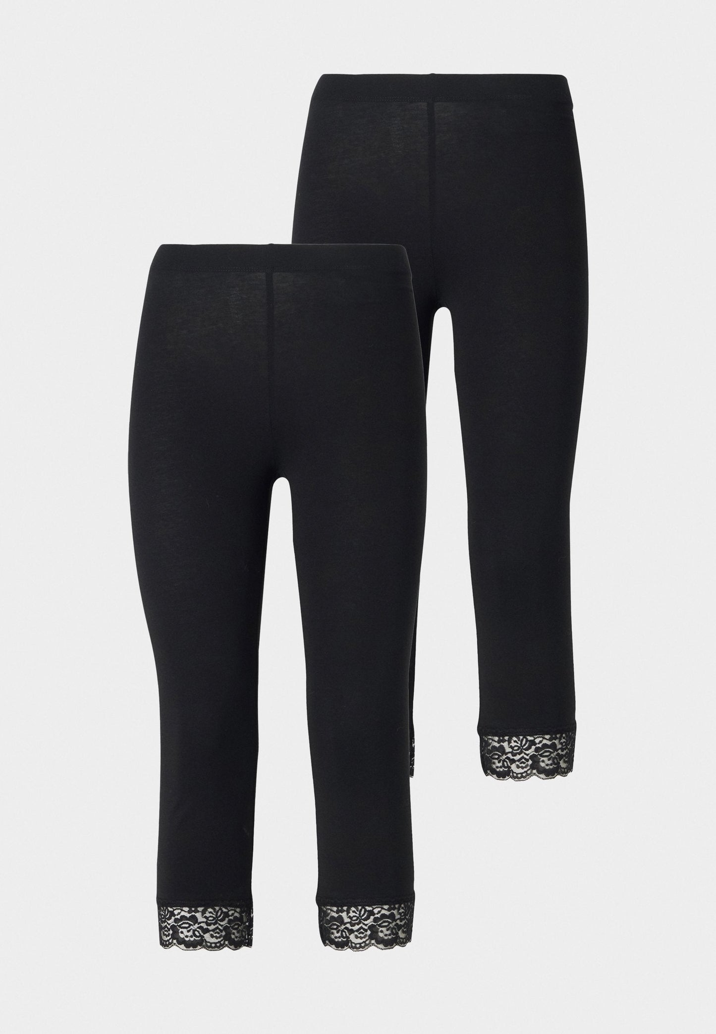 Anna Field 2 PACK - Leggings - Trousers - Black/white