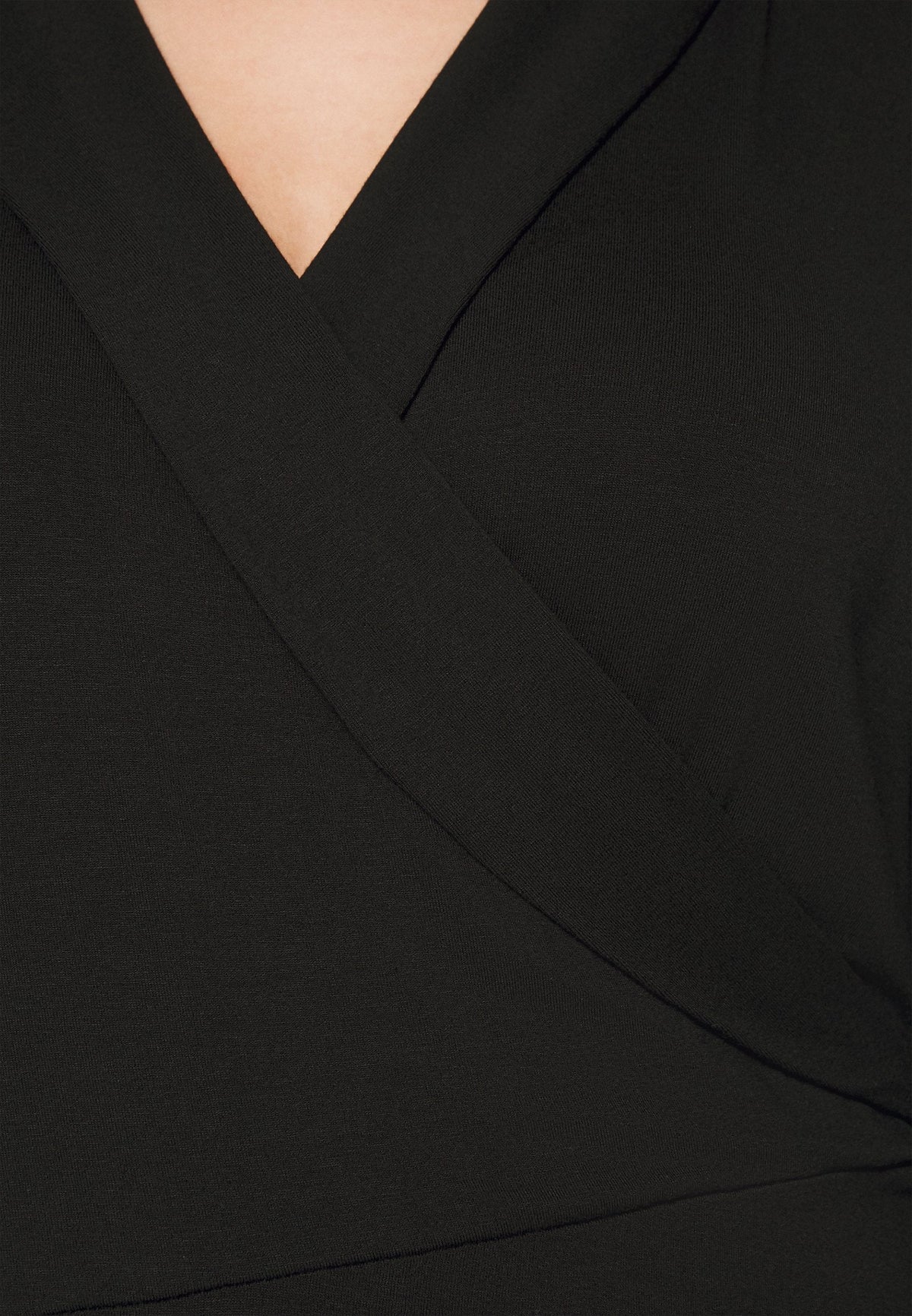 Long Sleeved Top -Black