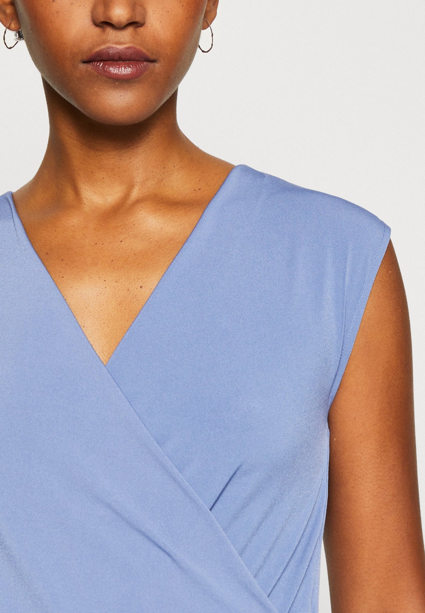 Anna Field Print T-Shirt - Blue-Grey