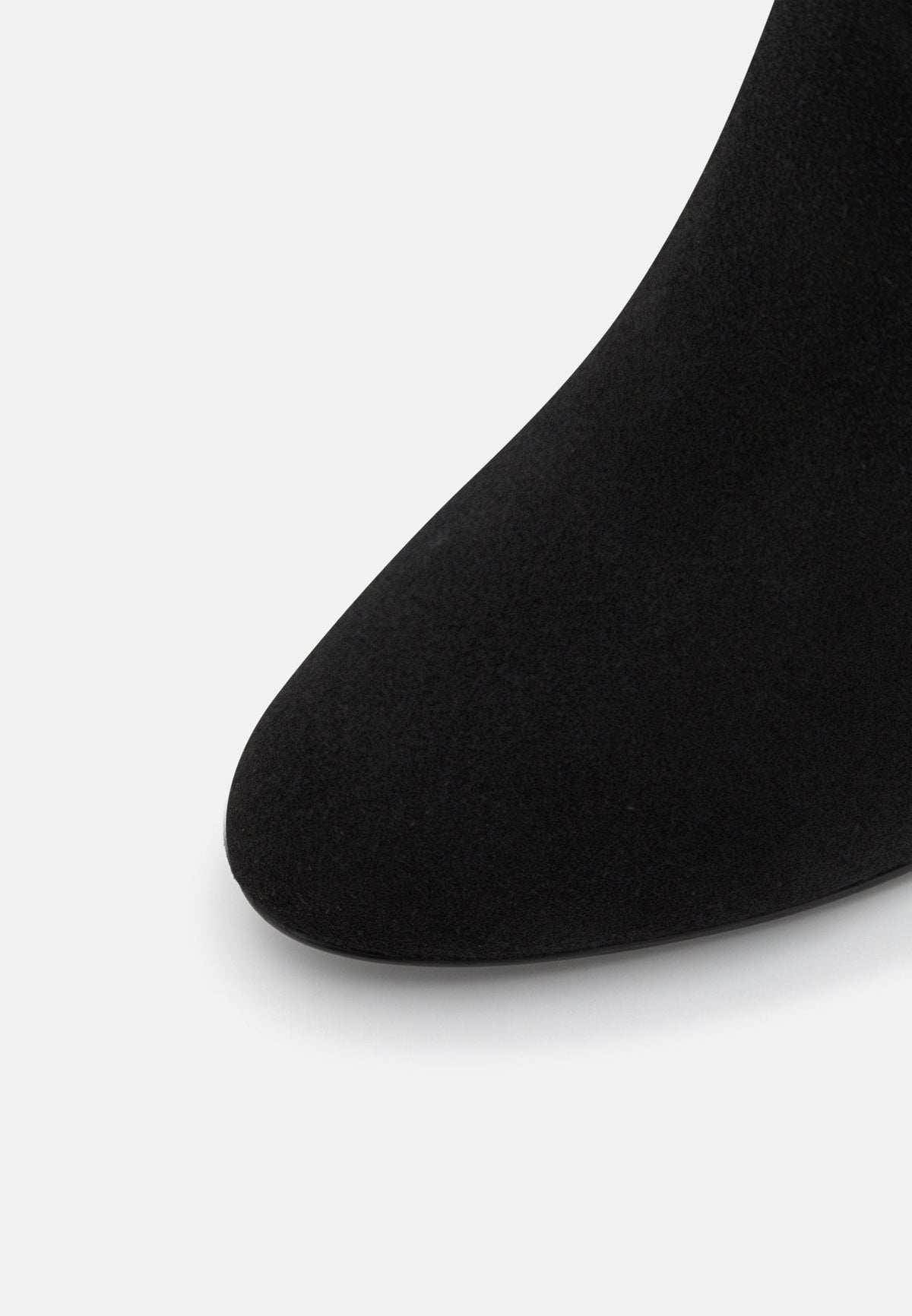 Leather - High Heeled Boots - Black