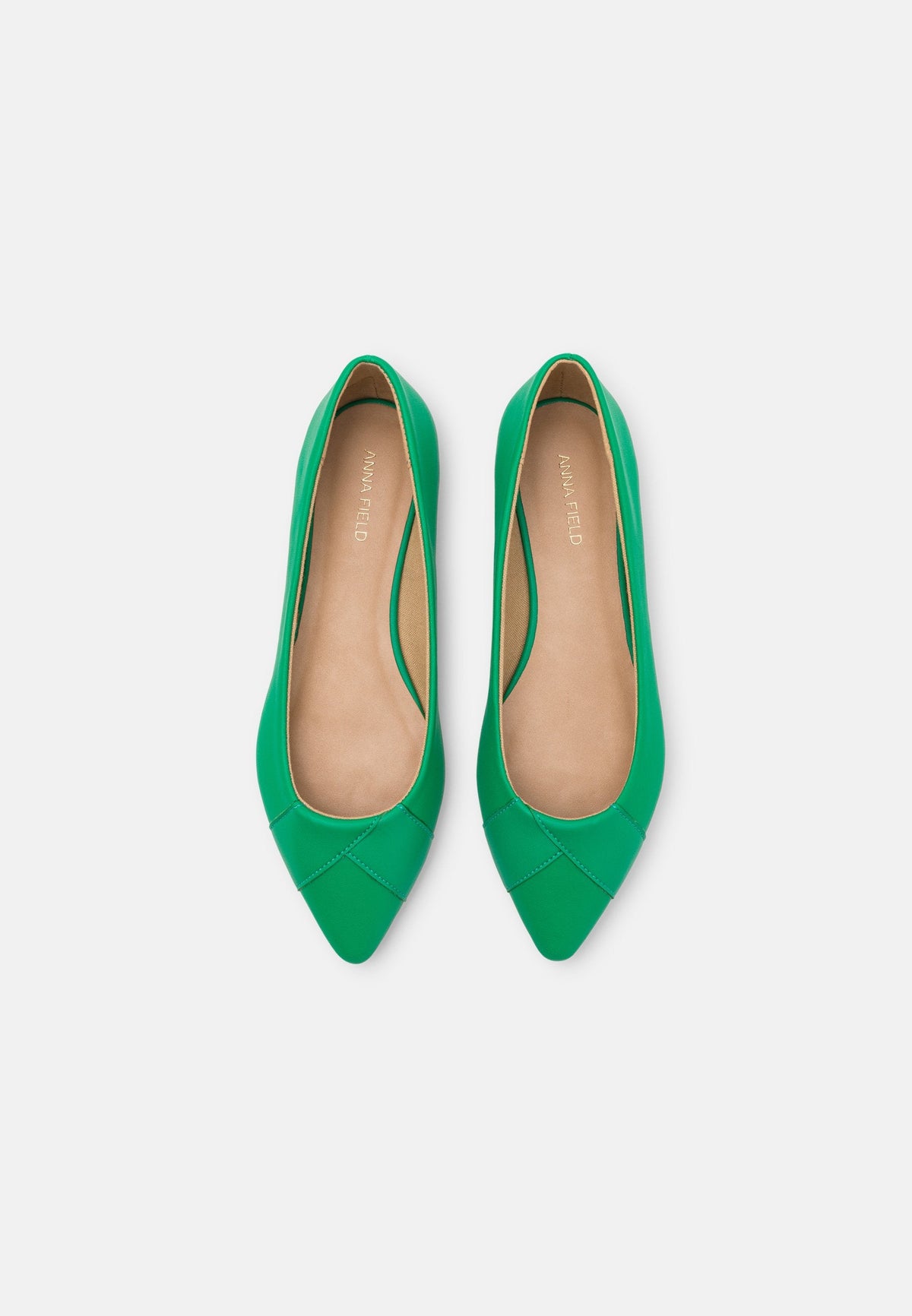 Anna Field Ballet Pumps - Green