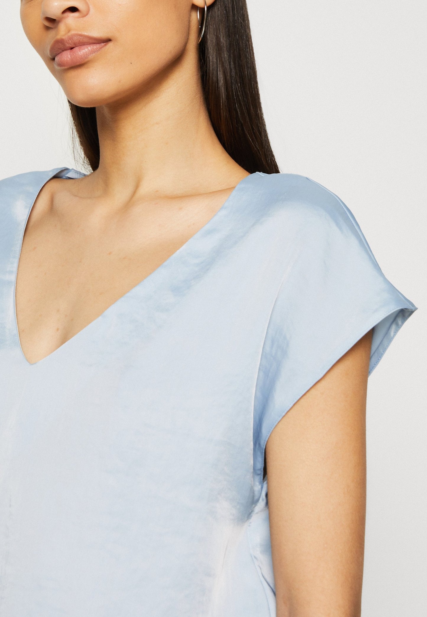 Anna Field Basic T-Shirt - Light Blue